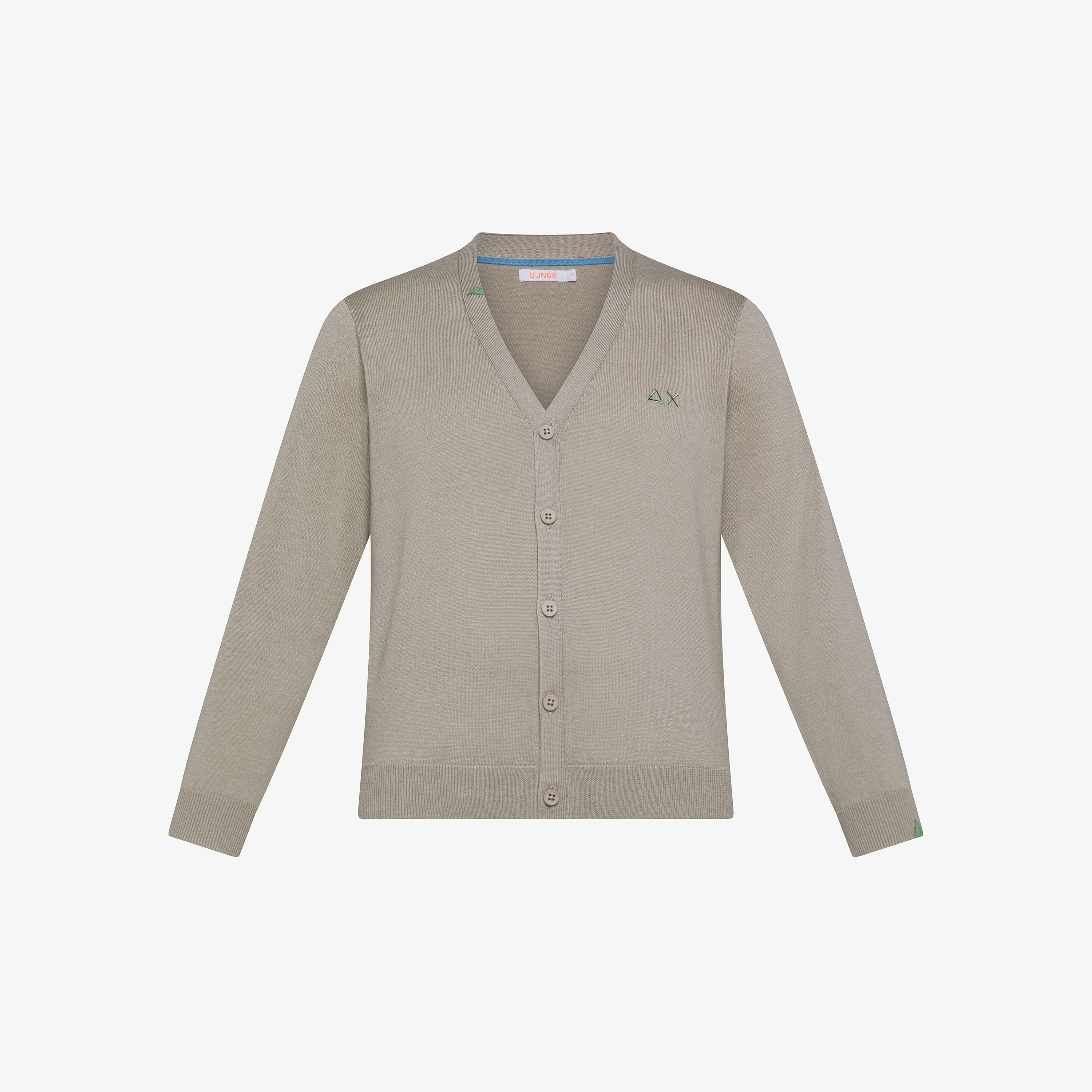 Stone cotton cardigan
