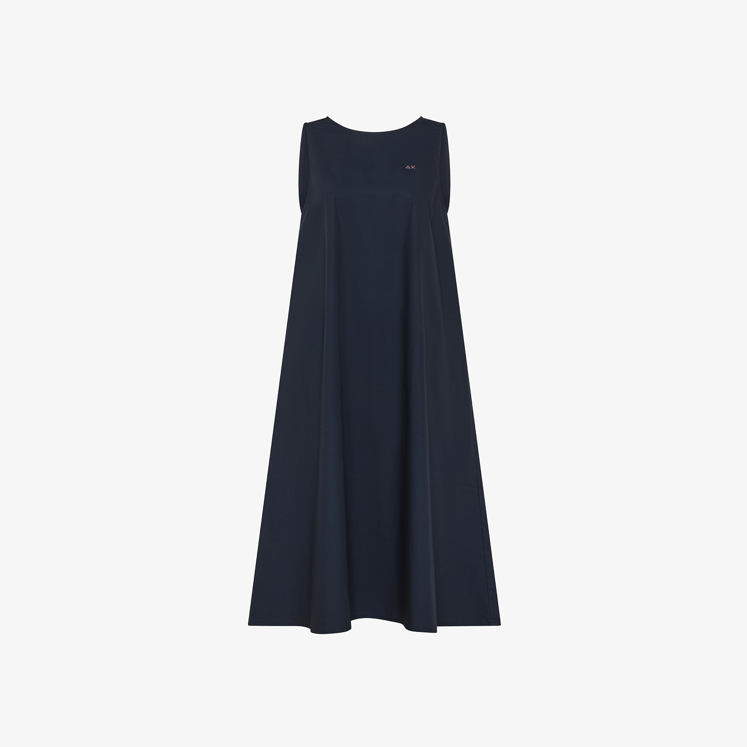 Navy blue cotton dress