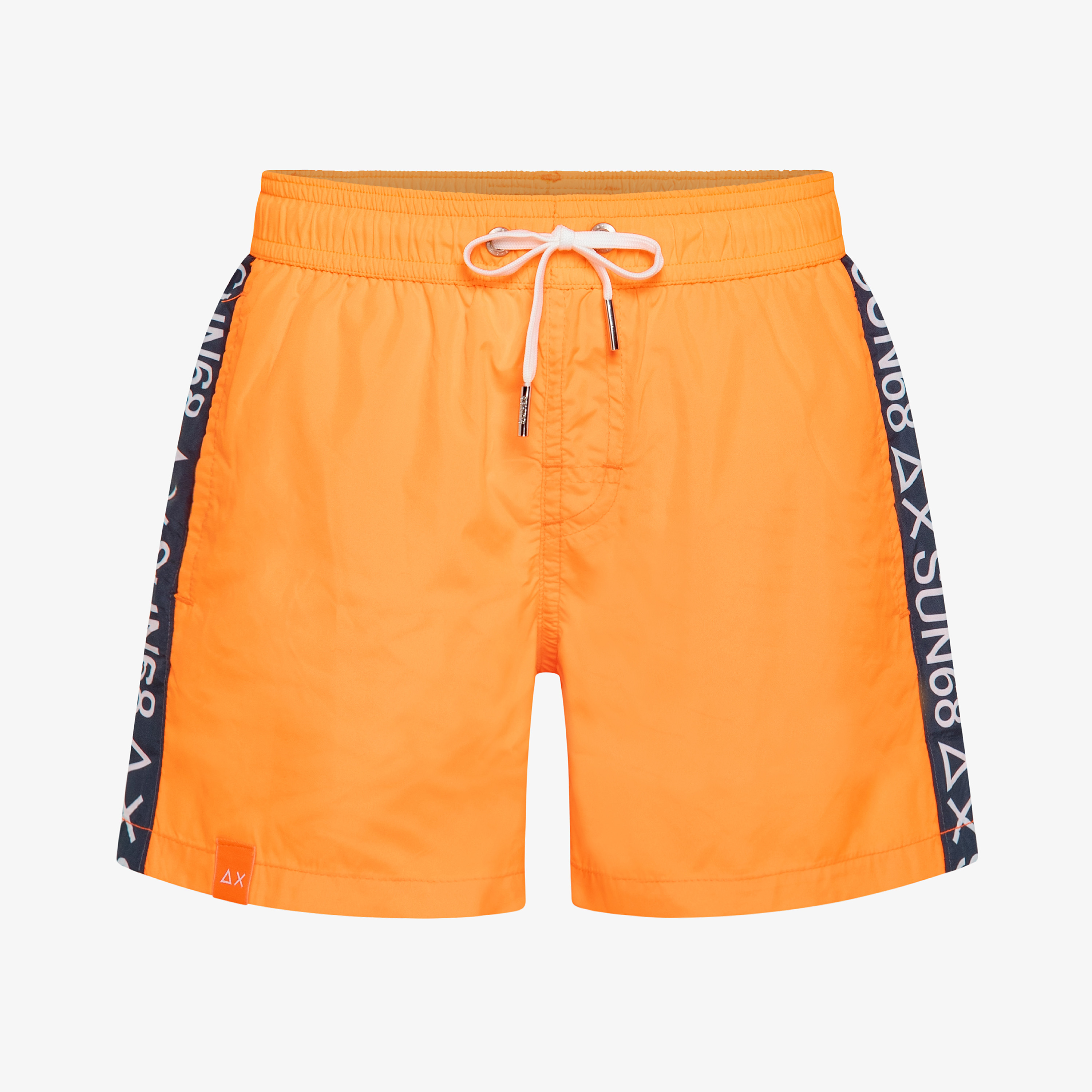 Boxer mare in nylon arancio fluo
