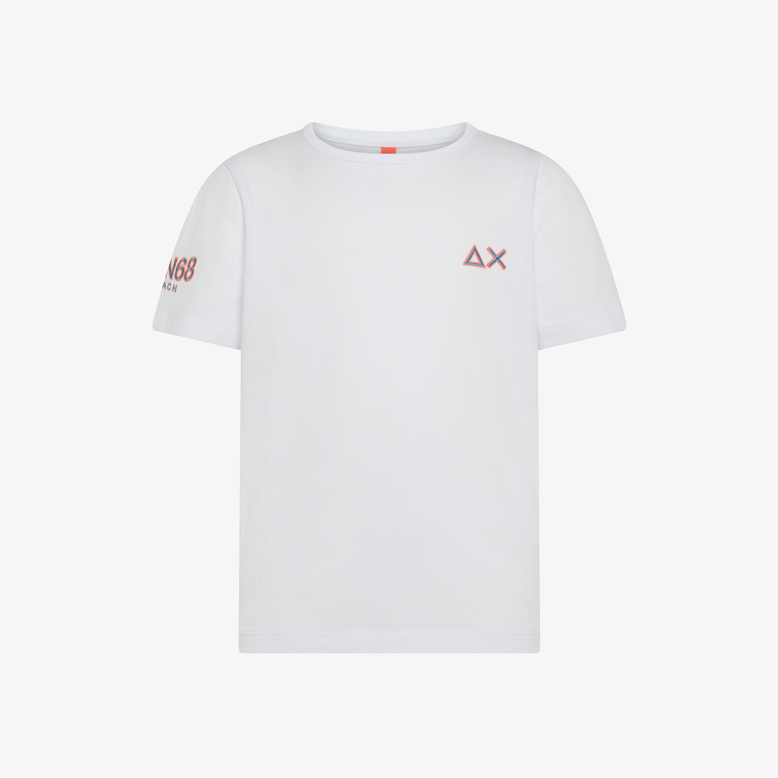 T-shirt in jersey di cotone bianco