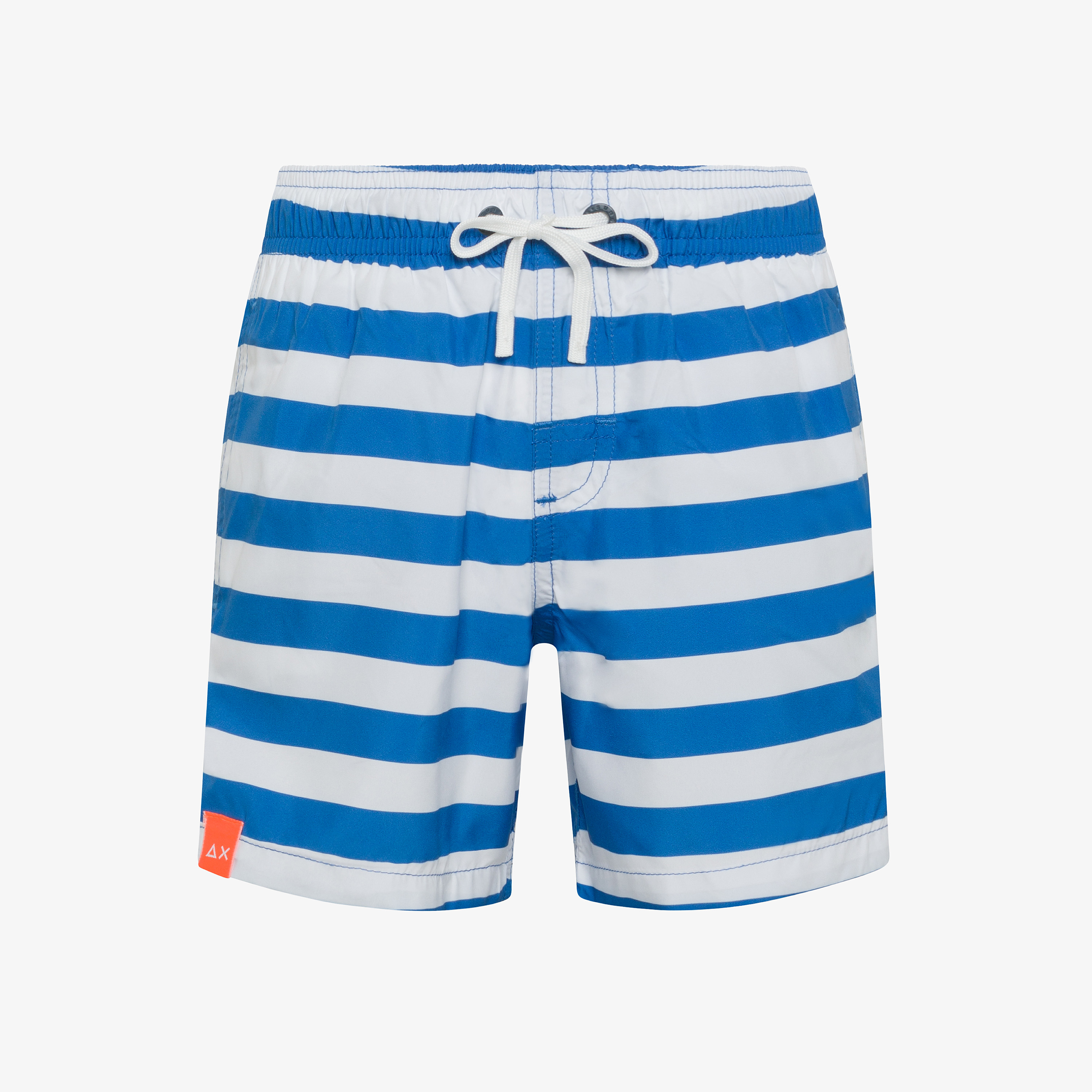 Boxer mare a righe bianche e blu royal