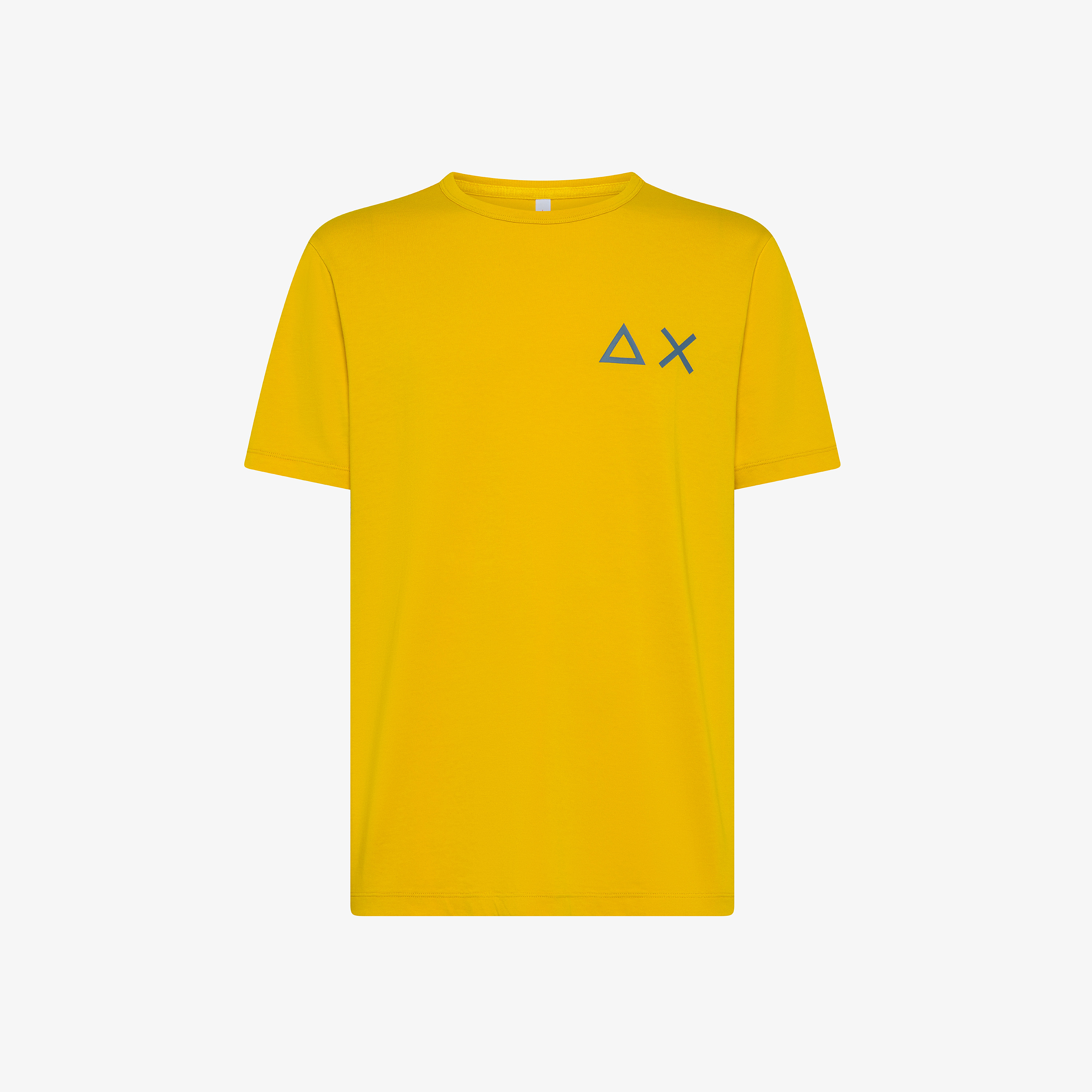 Yellow cotton jersey T-shirt