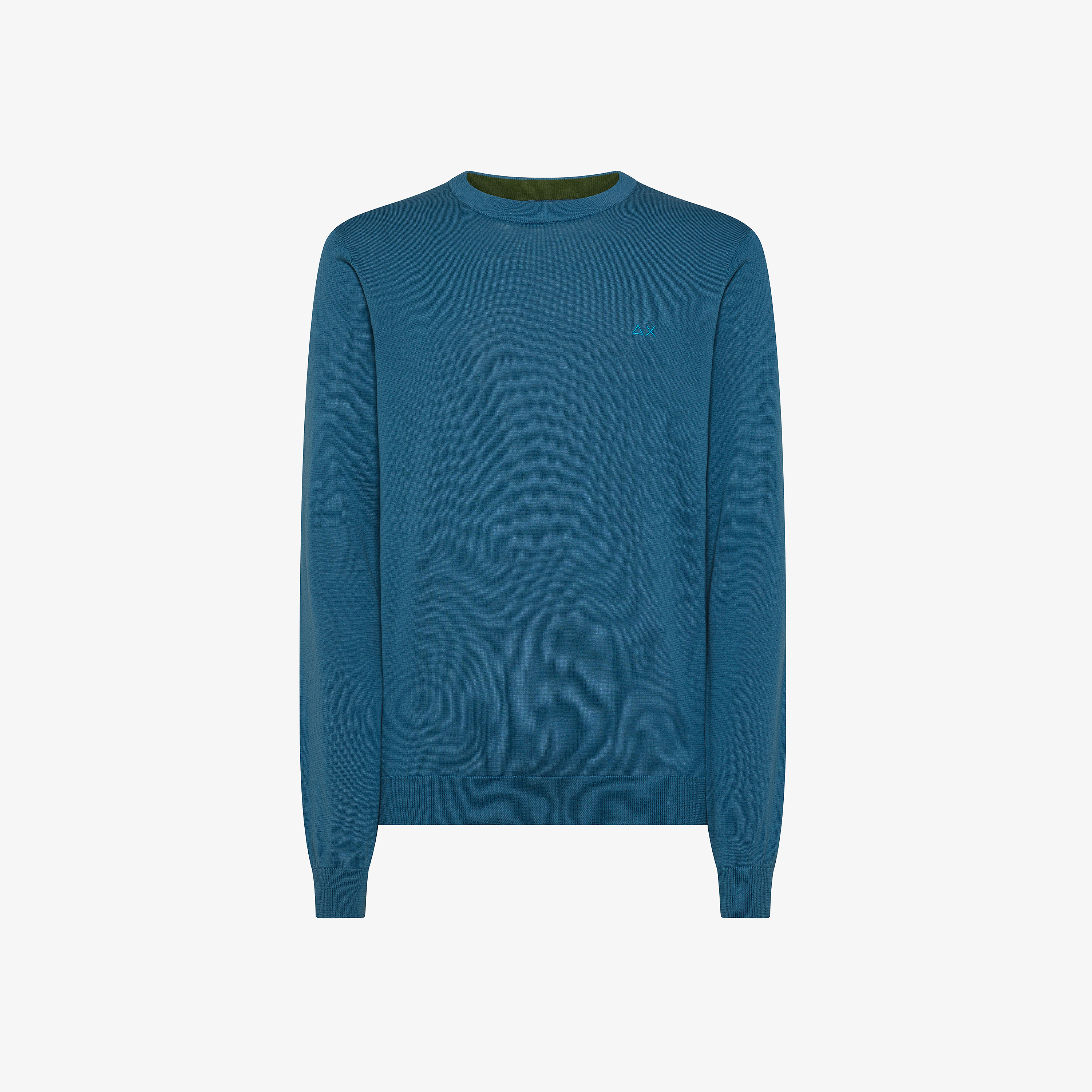 Maglia in cotone avio scuro