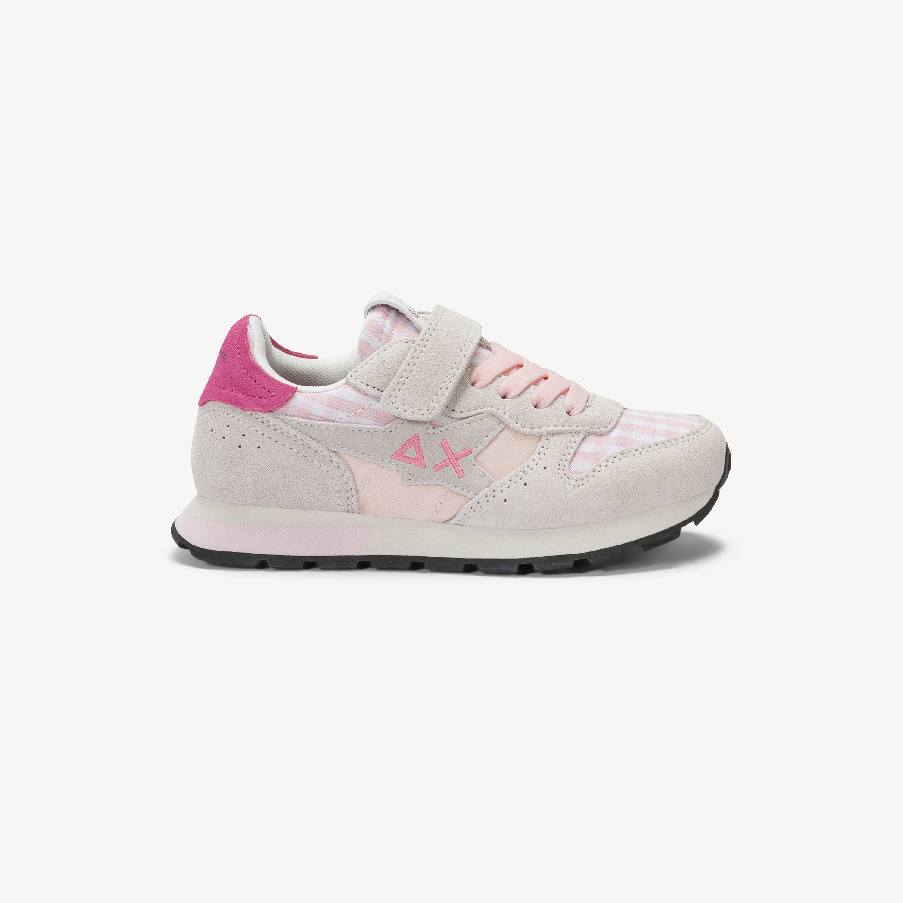 Sneaker Girl's Stargirl in suede e nylon rosa