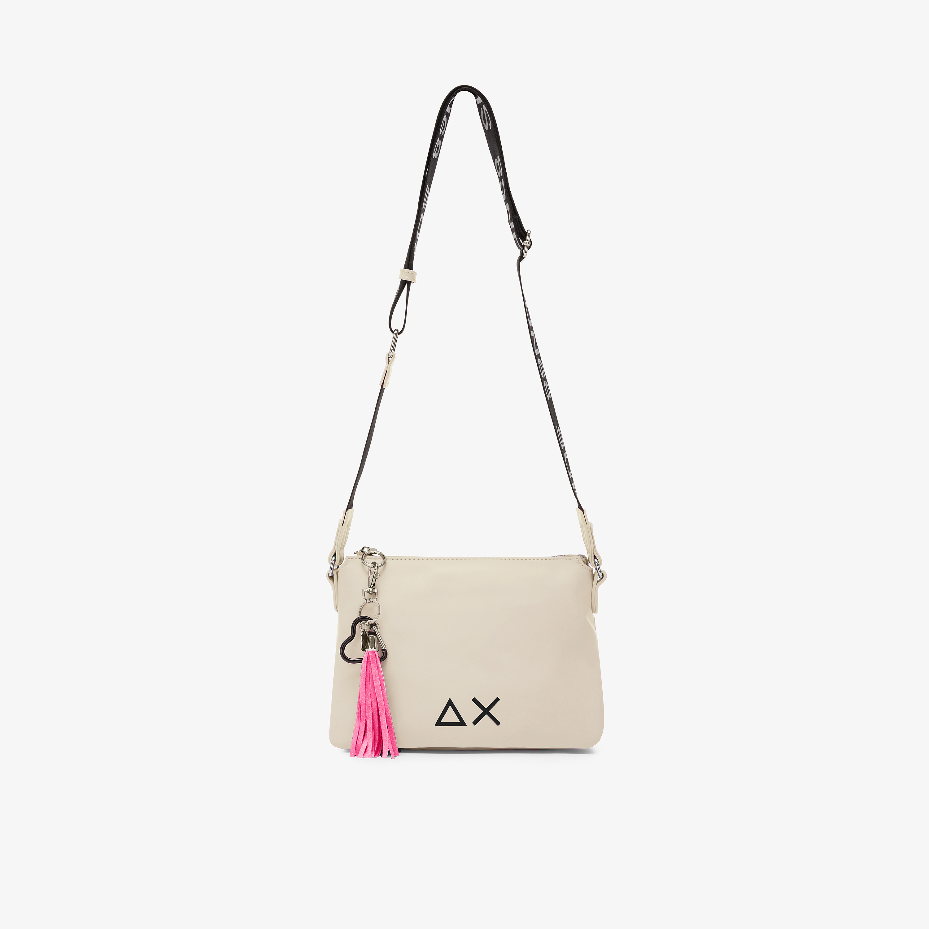 Borsa crossbody in nylon ostrica