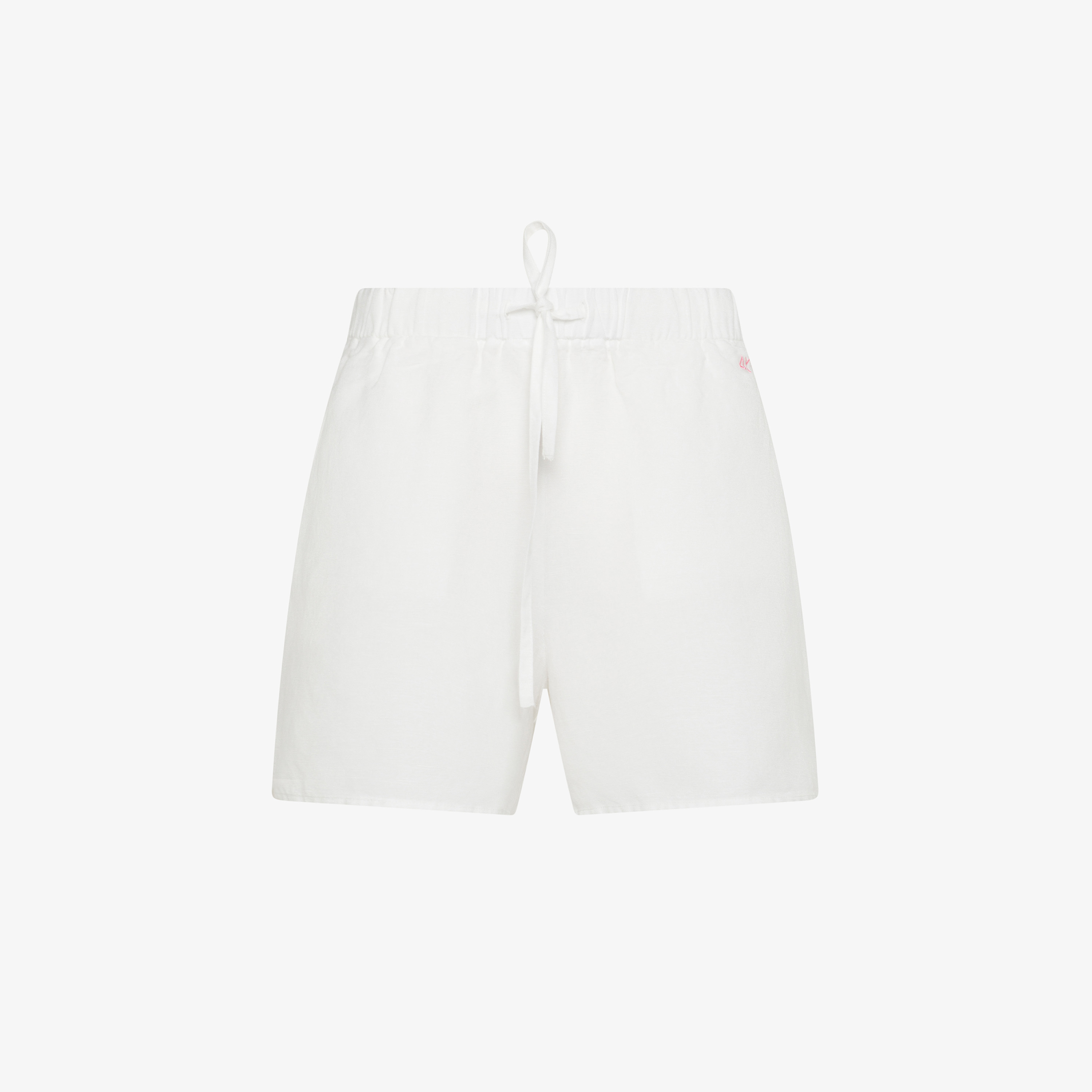 Shorts in lino bianco
