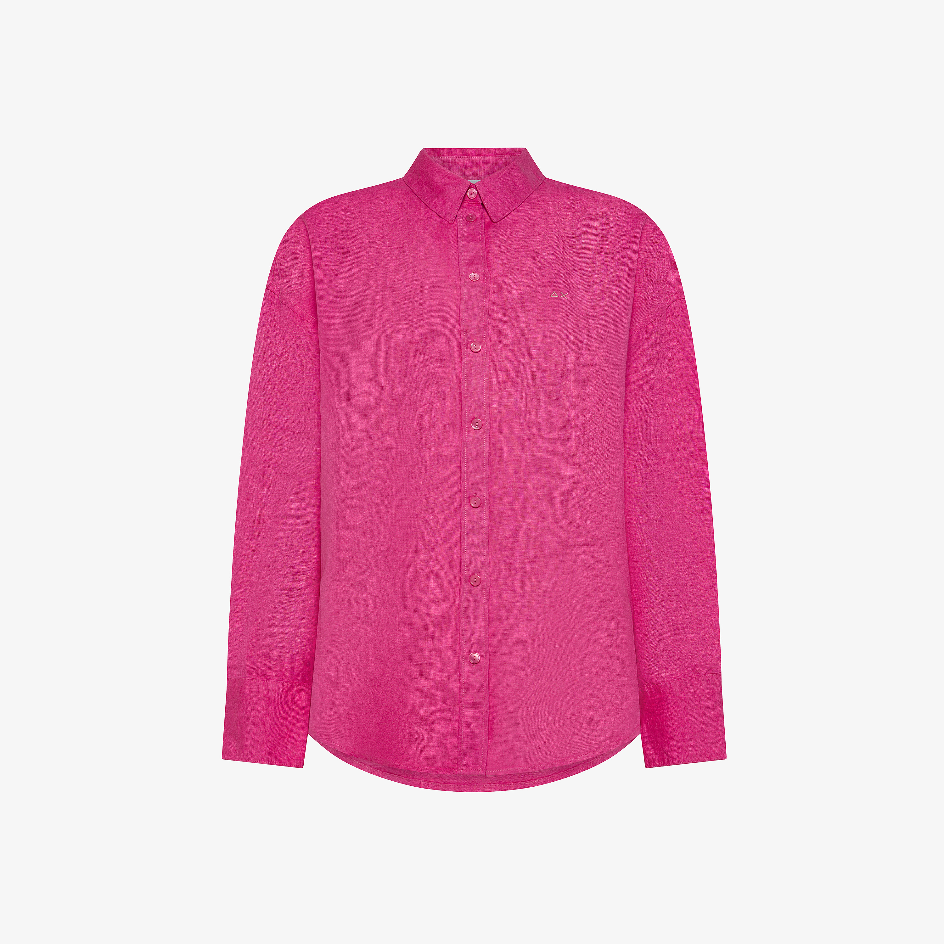Fuchsia linen shirt