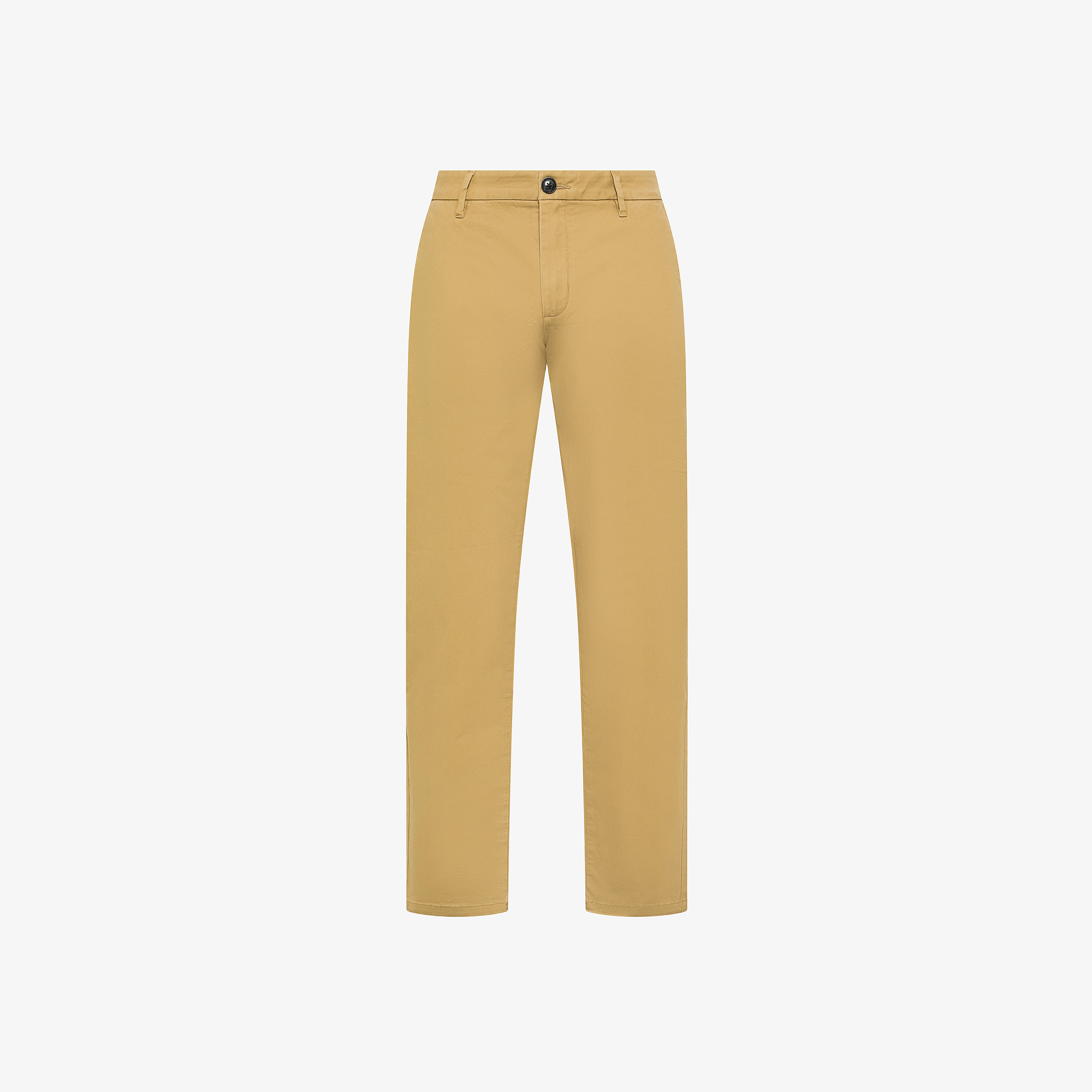 Pantaloni chino in cotone stretch beige