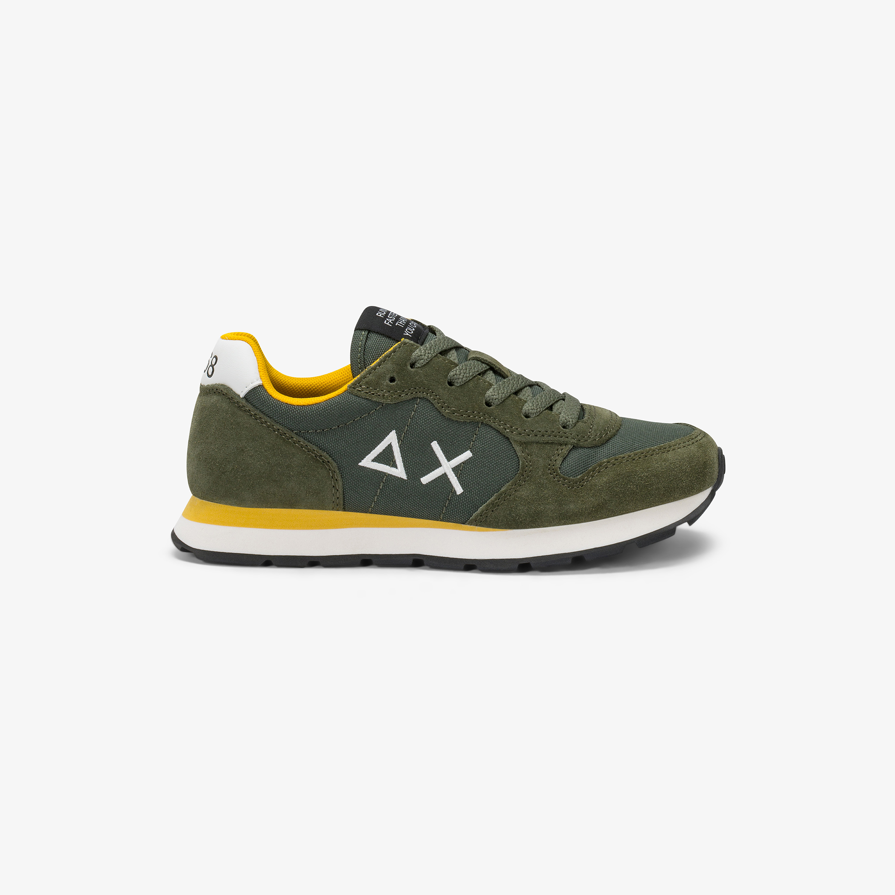 Sneaker Teen Boy's Tom Solid con logo militare scuro