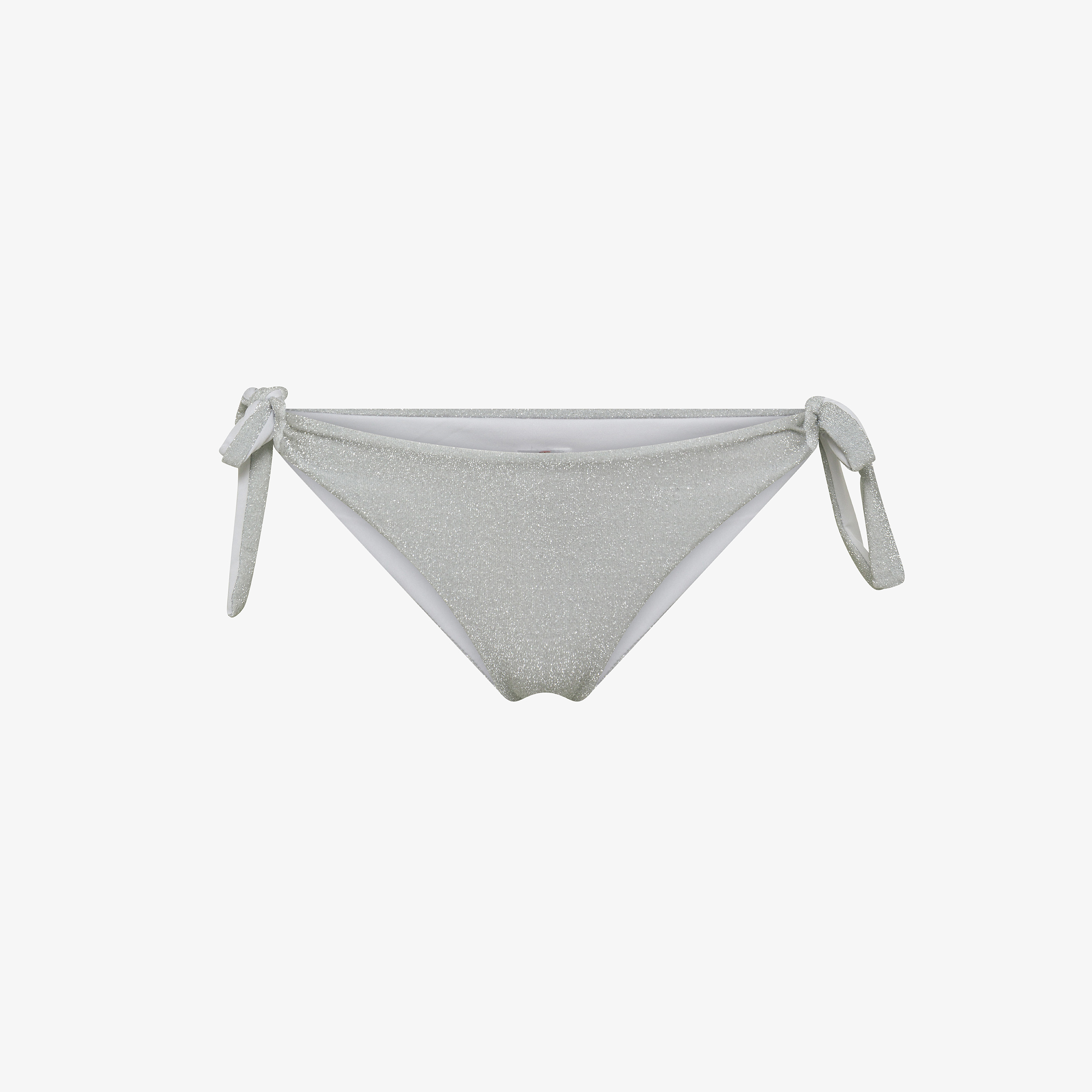 Silver lurex bikini briefs