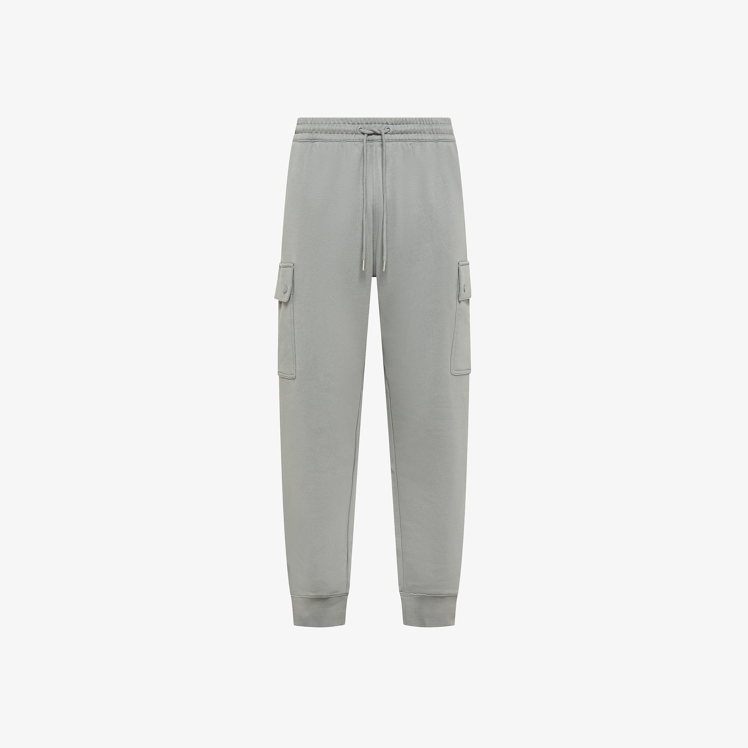 Pantaloni cargo in felpa grigio medio