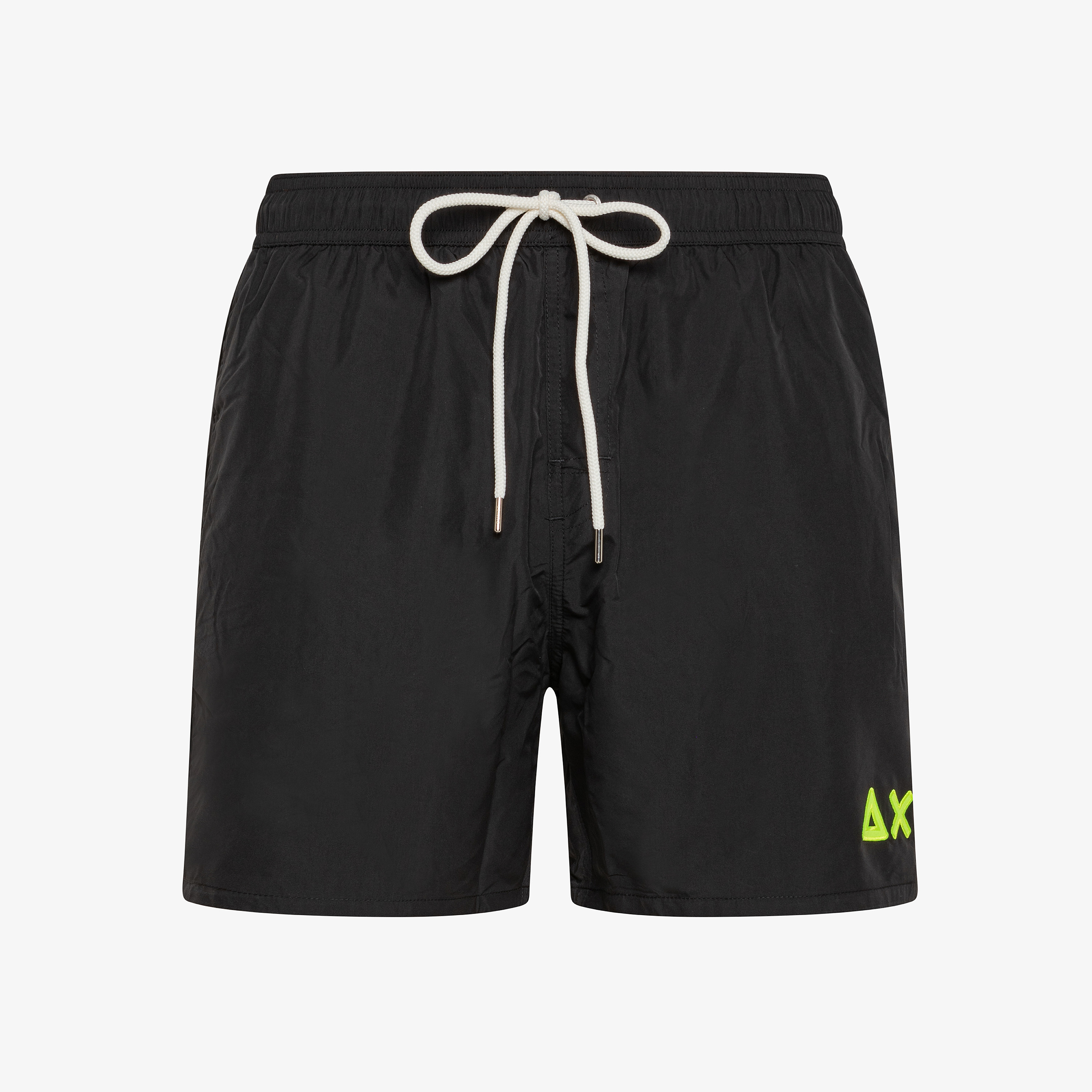 Black nylon swim shorts