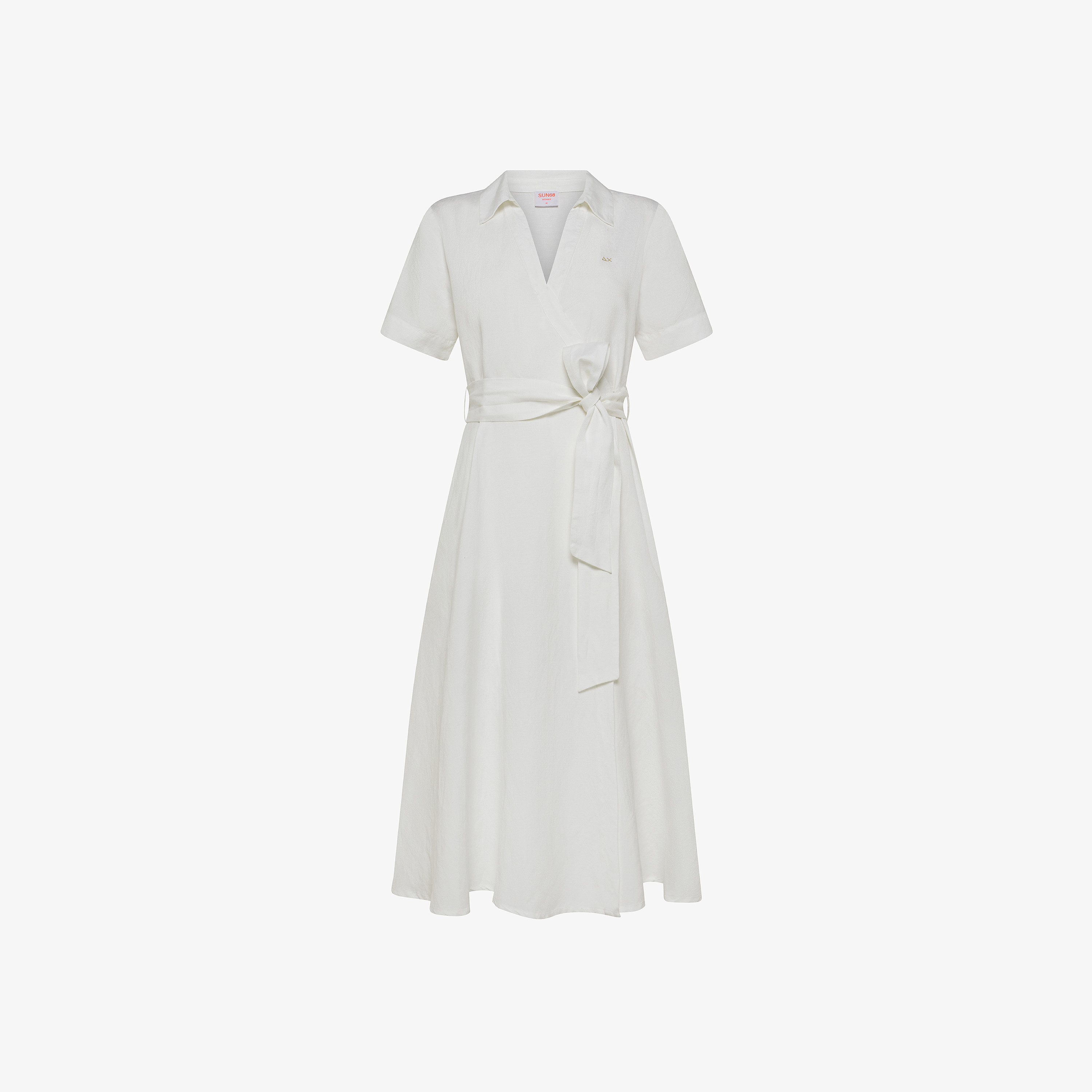 White linen shirt dress White linen shirt dress