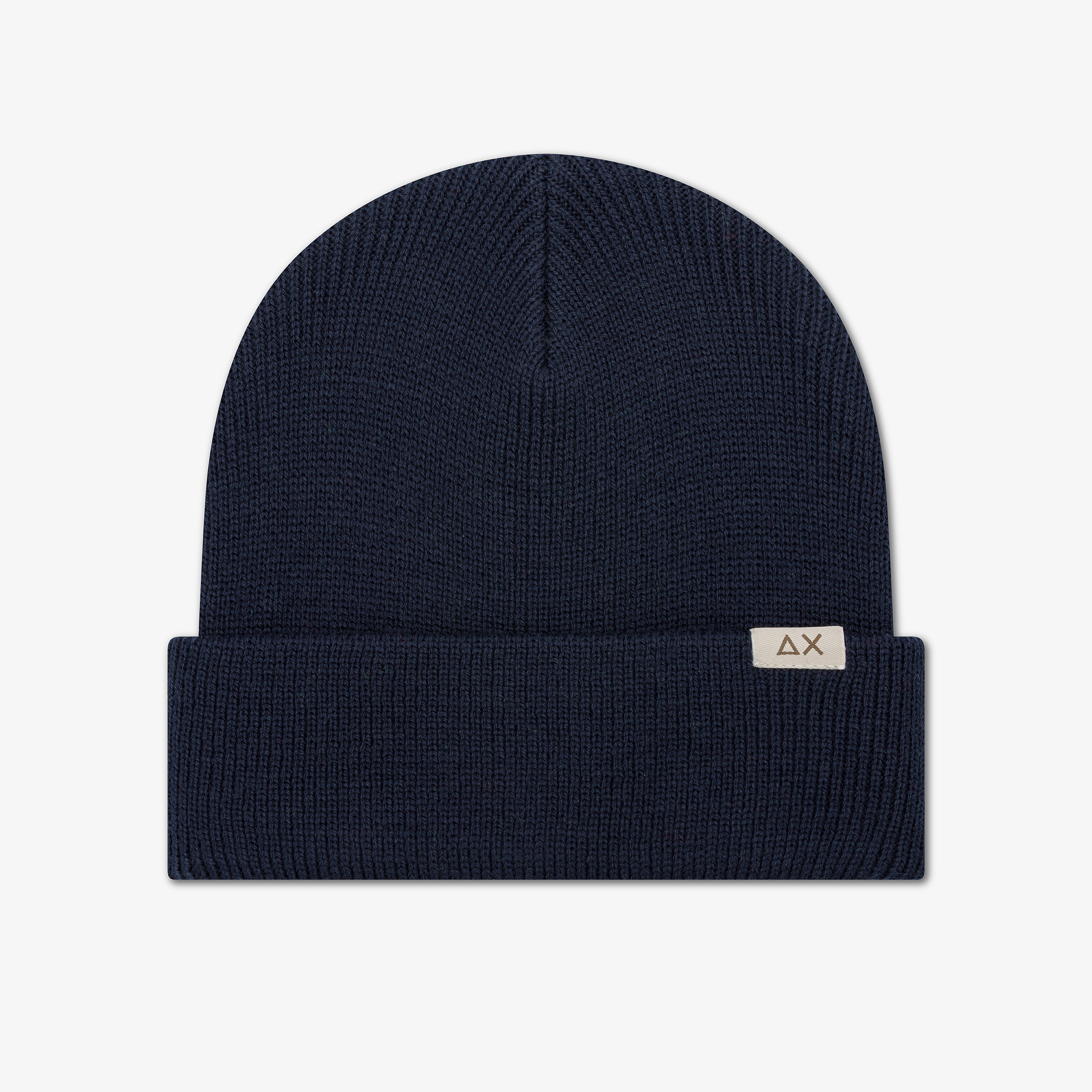 Berretto beanie in misto lana navy blue