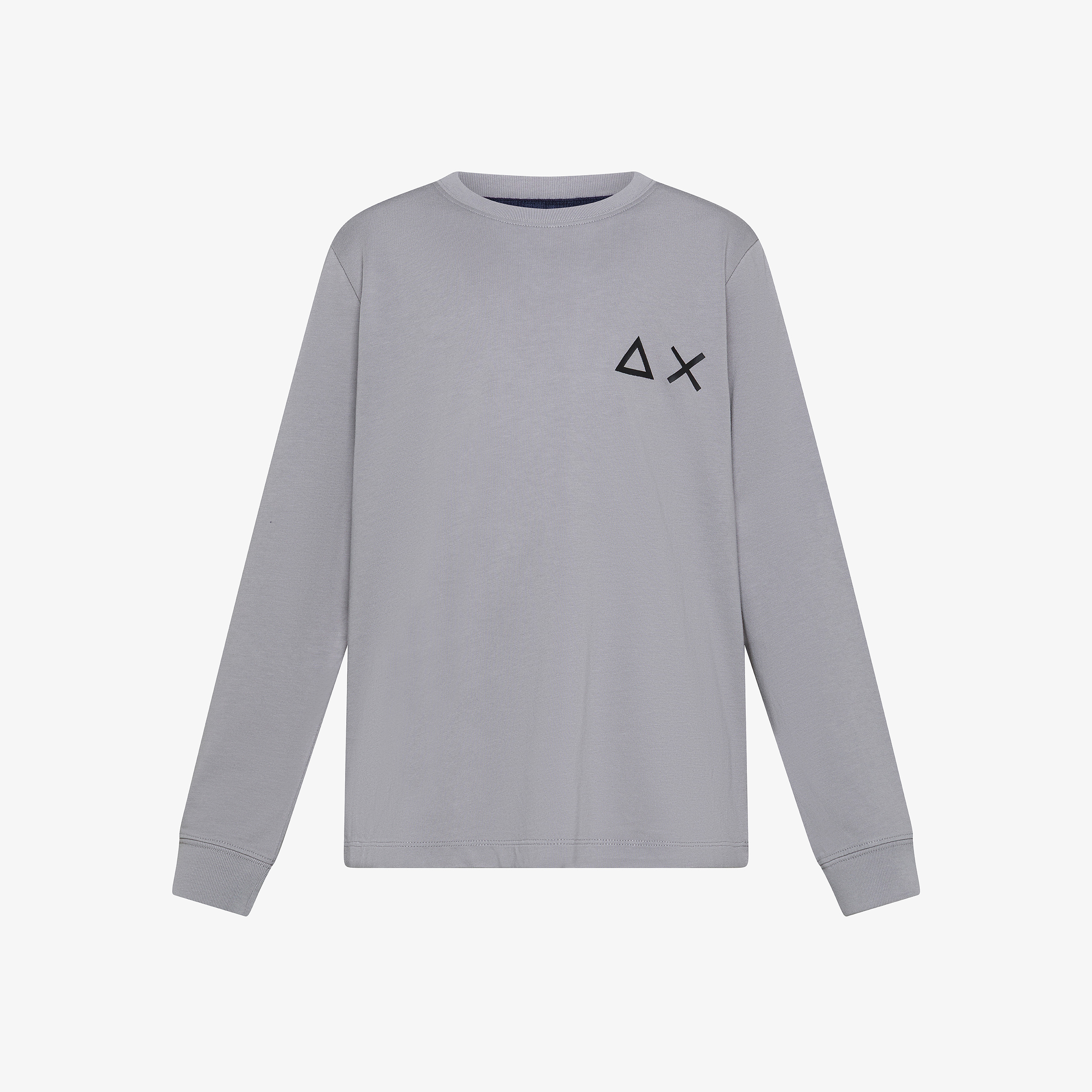 Medium grey cotton t-shirt with logo