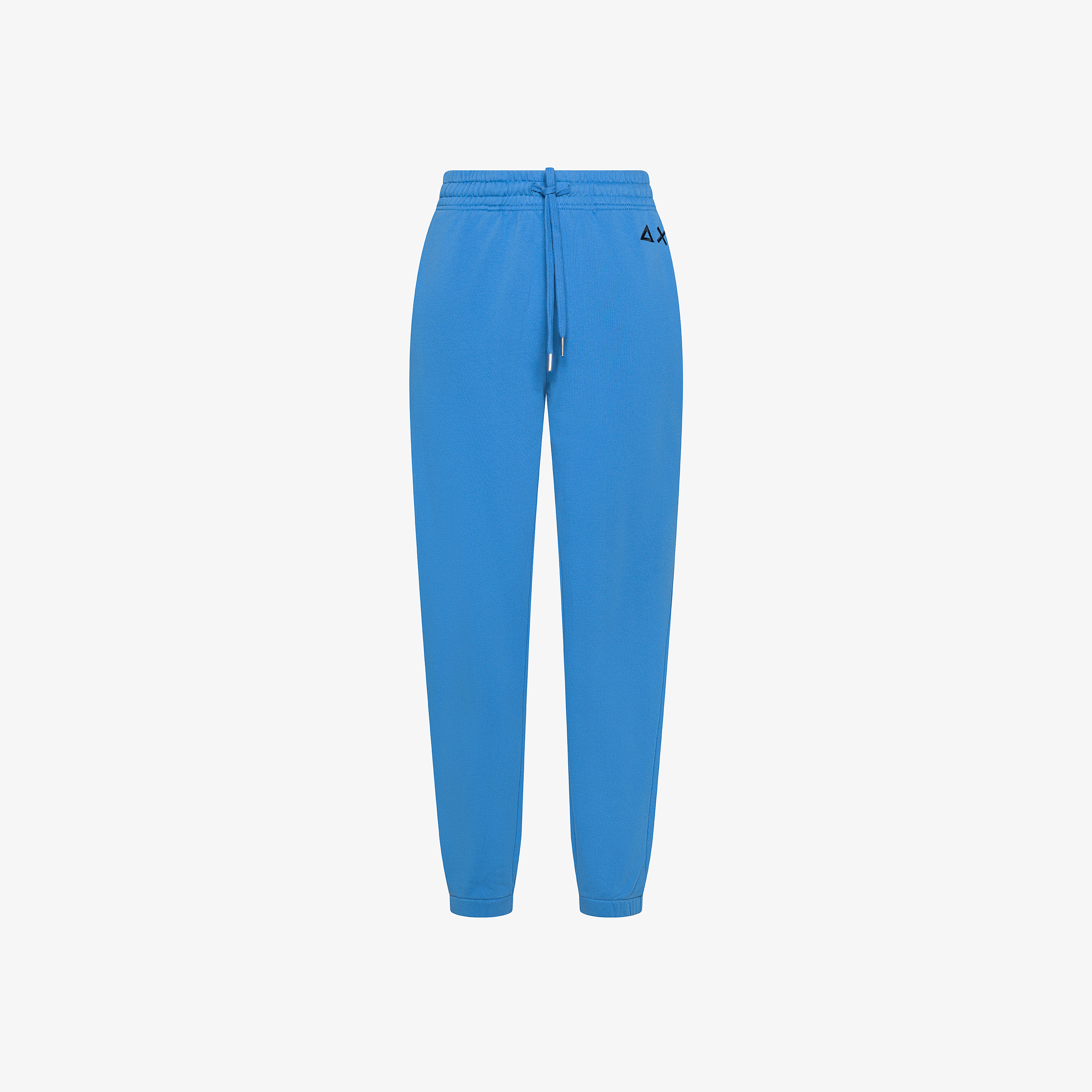 Pantaloni in felpa di cotone avio