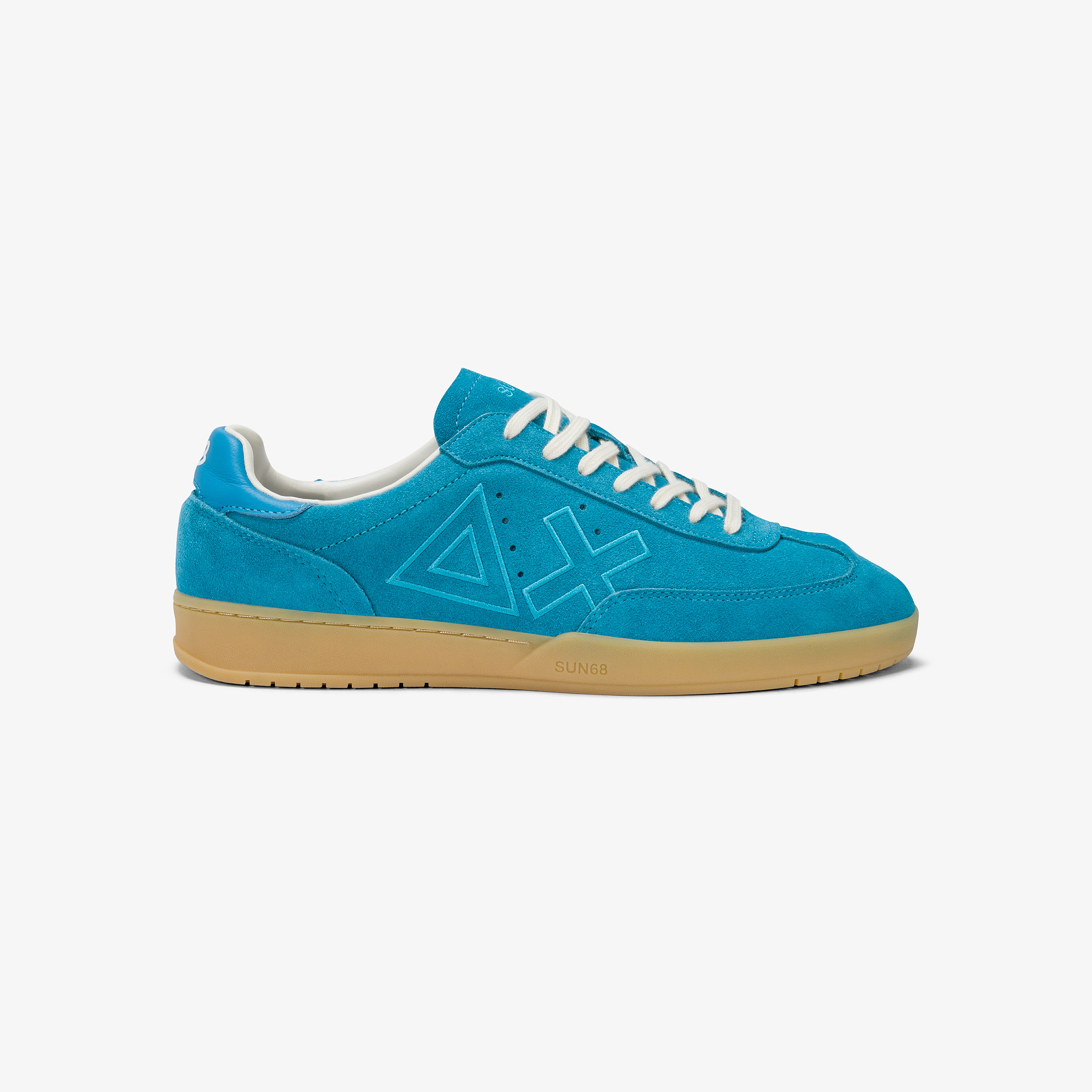 Sneaker California Sun in suede ottanio chiaro