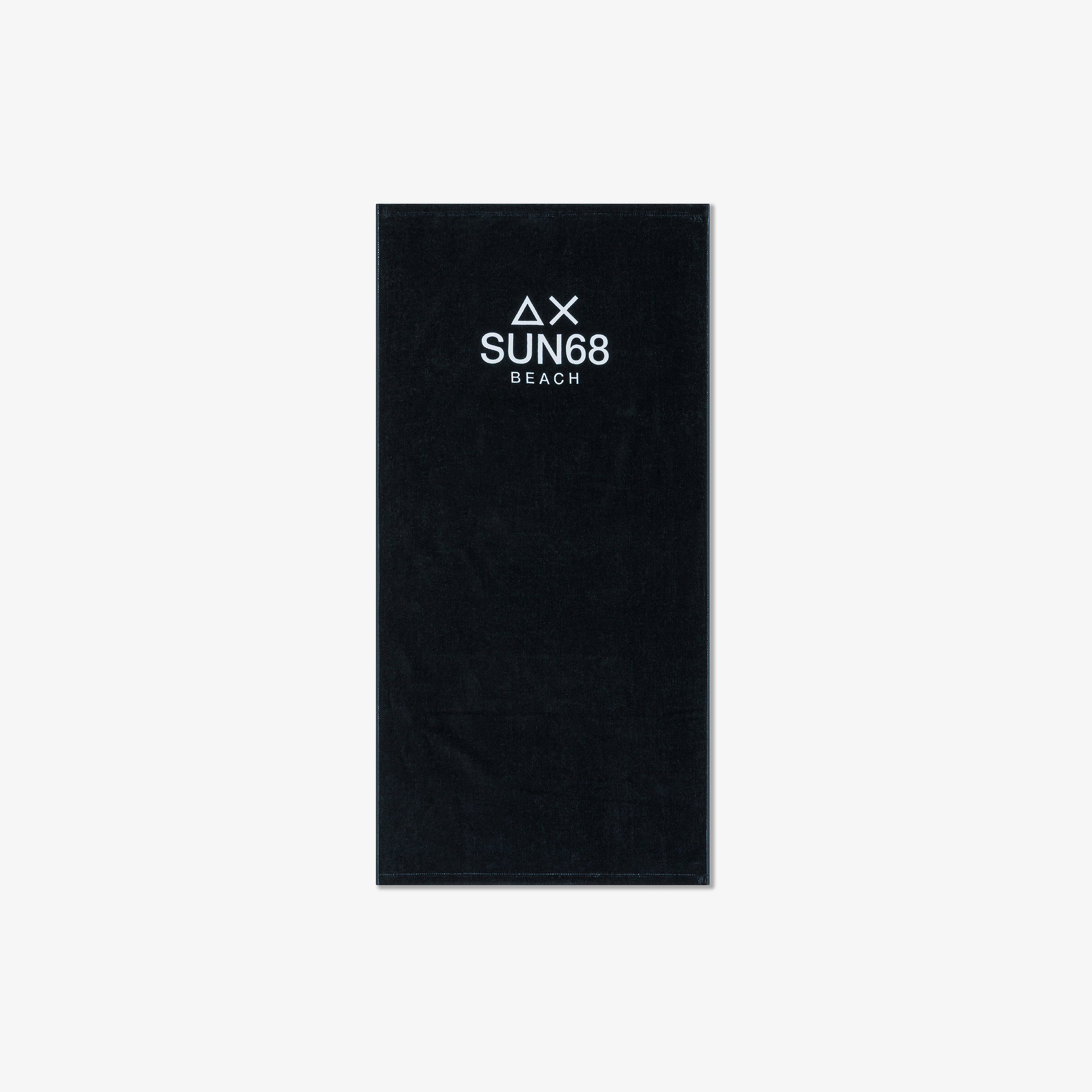 Navy blue cotton beach towel