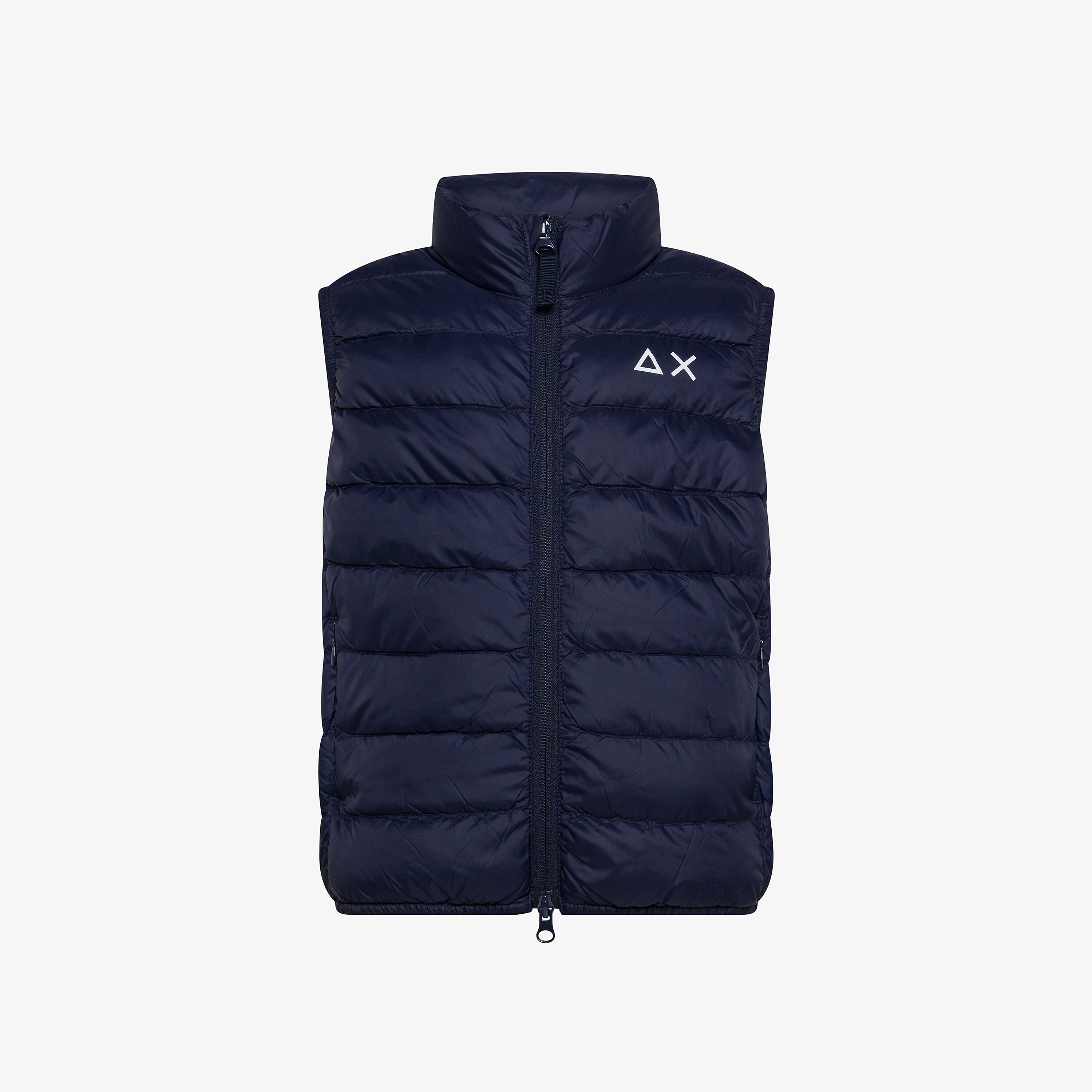 Gilet in nylon trapuntato navy blue