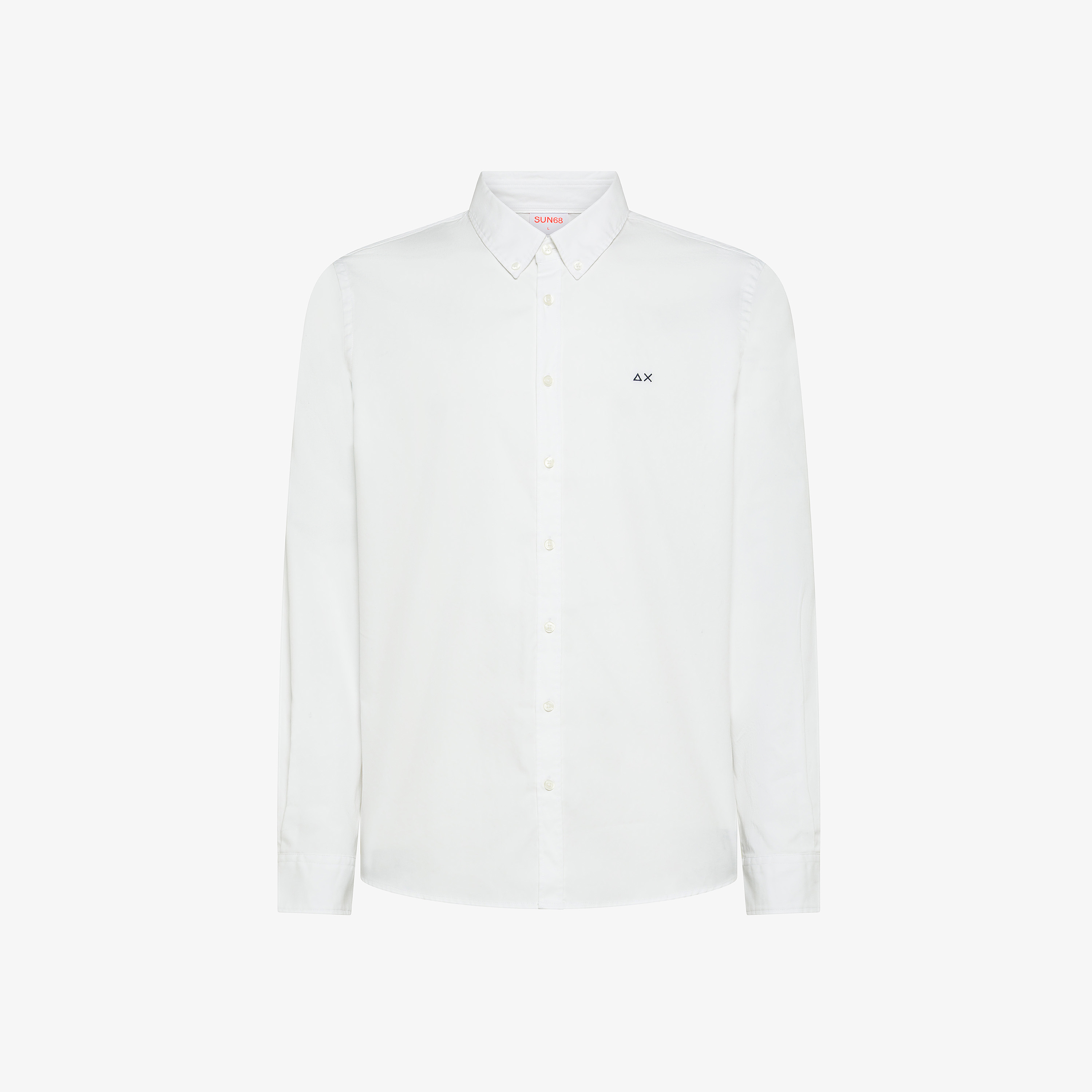 Camicia button down in cotone Oxford bianco