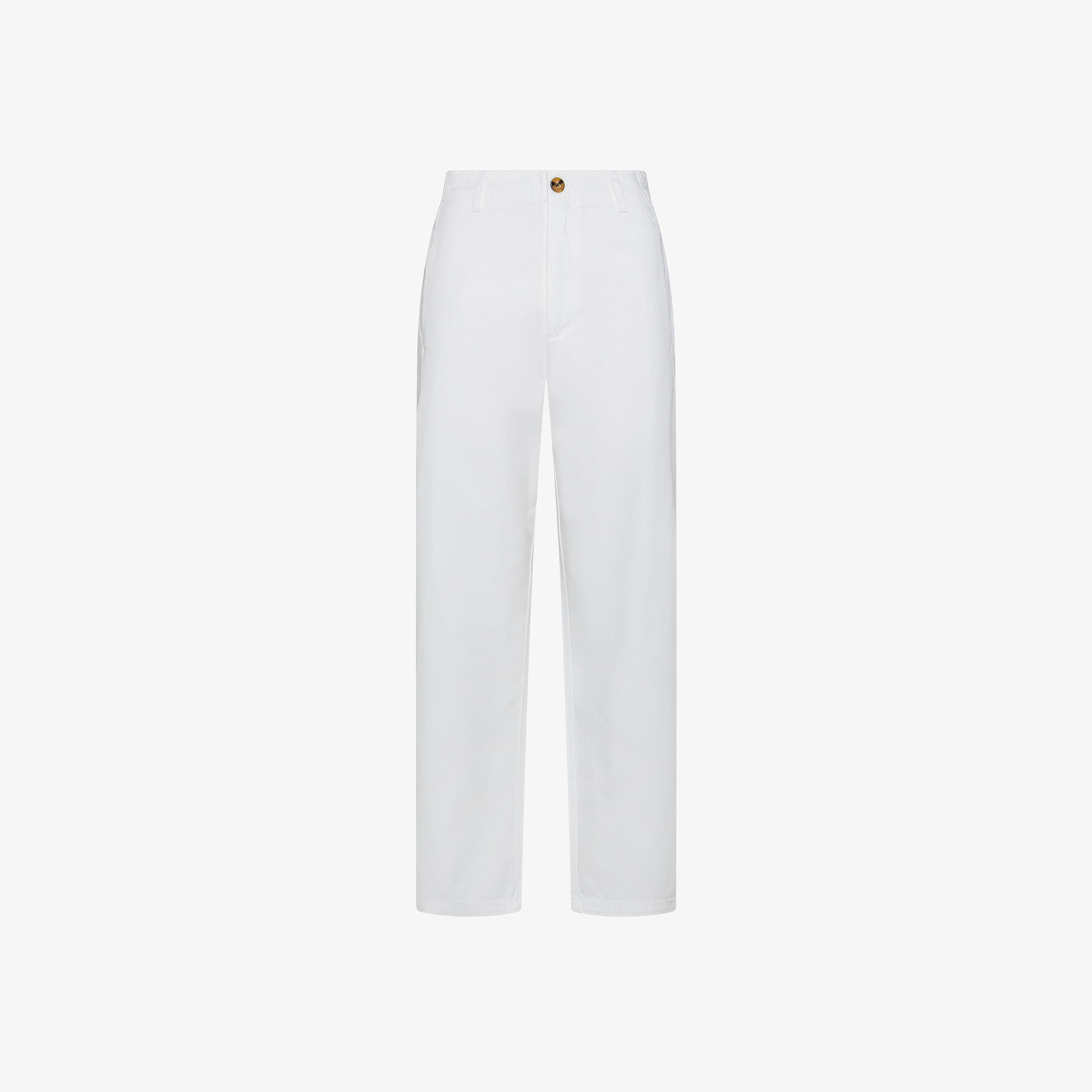Off white cotton trousers