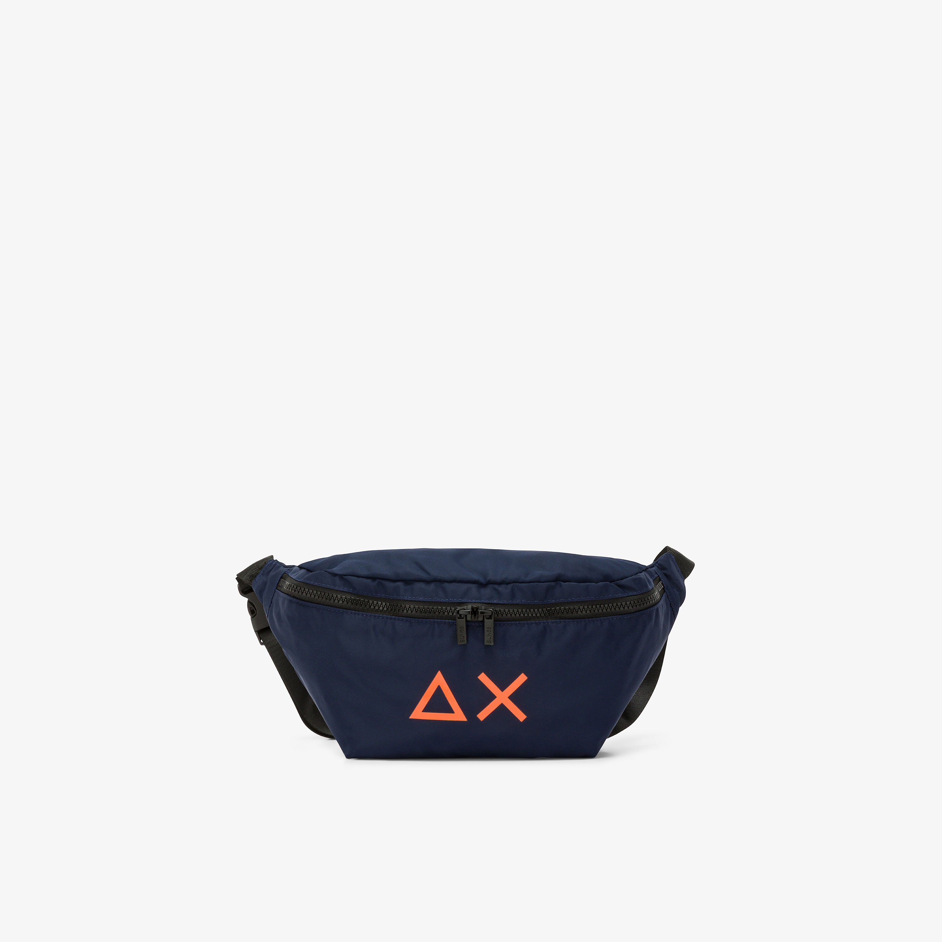 Marsupio in nylon con logo navy blue Marsupio in nylon con logo navy blue