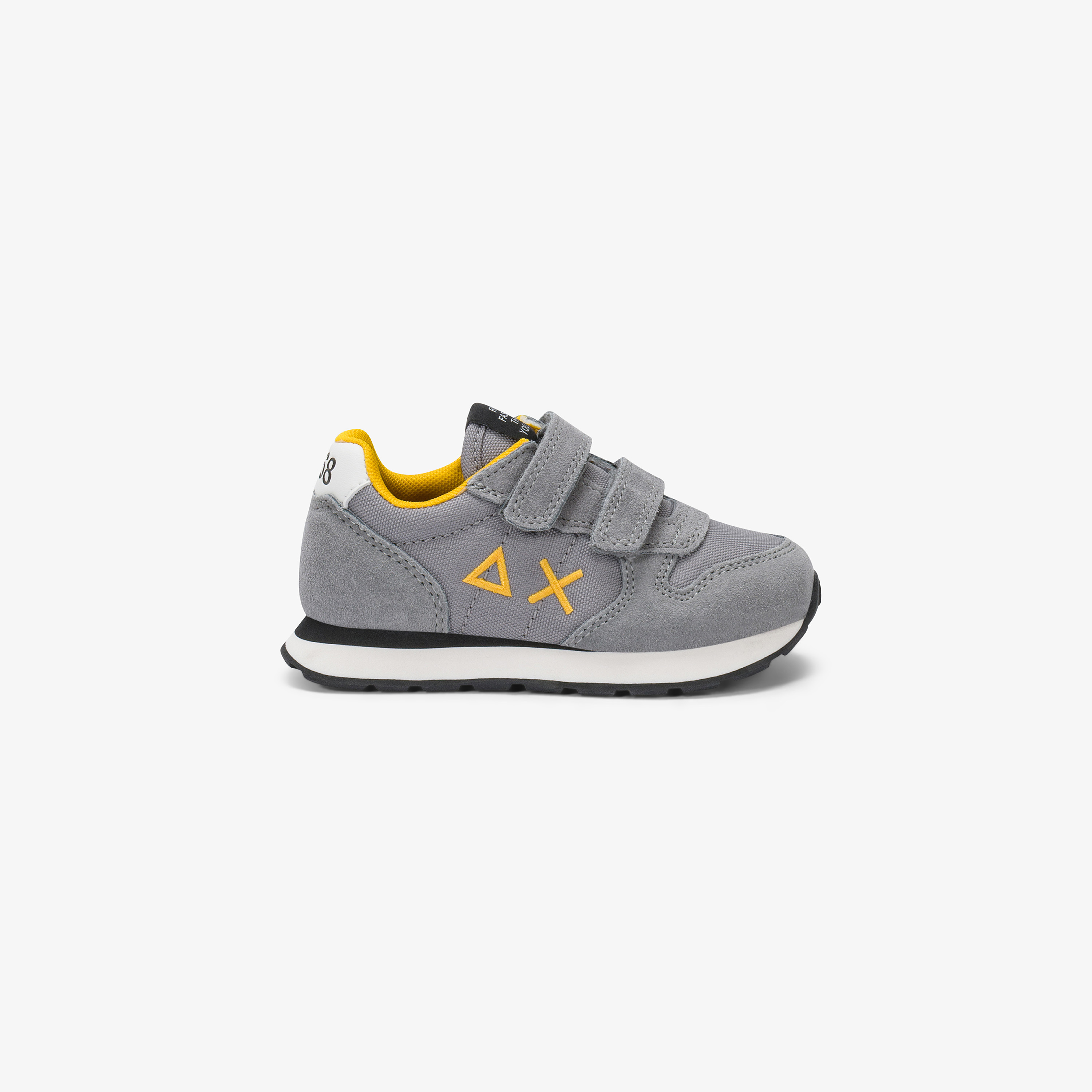Medium grey Baby Boys’ Tom Solid nylon and suede sneaker