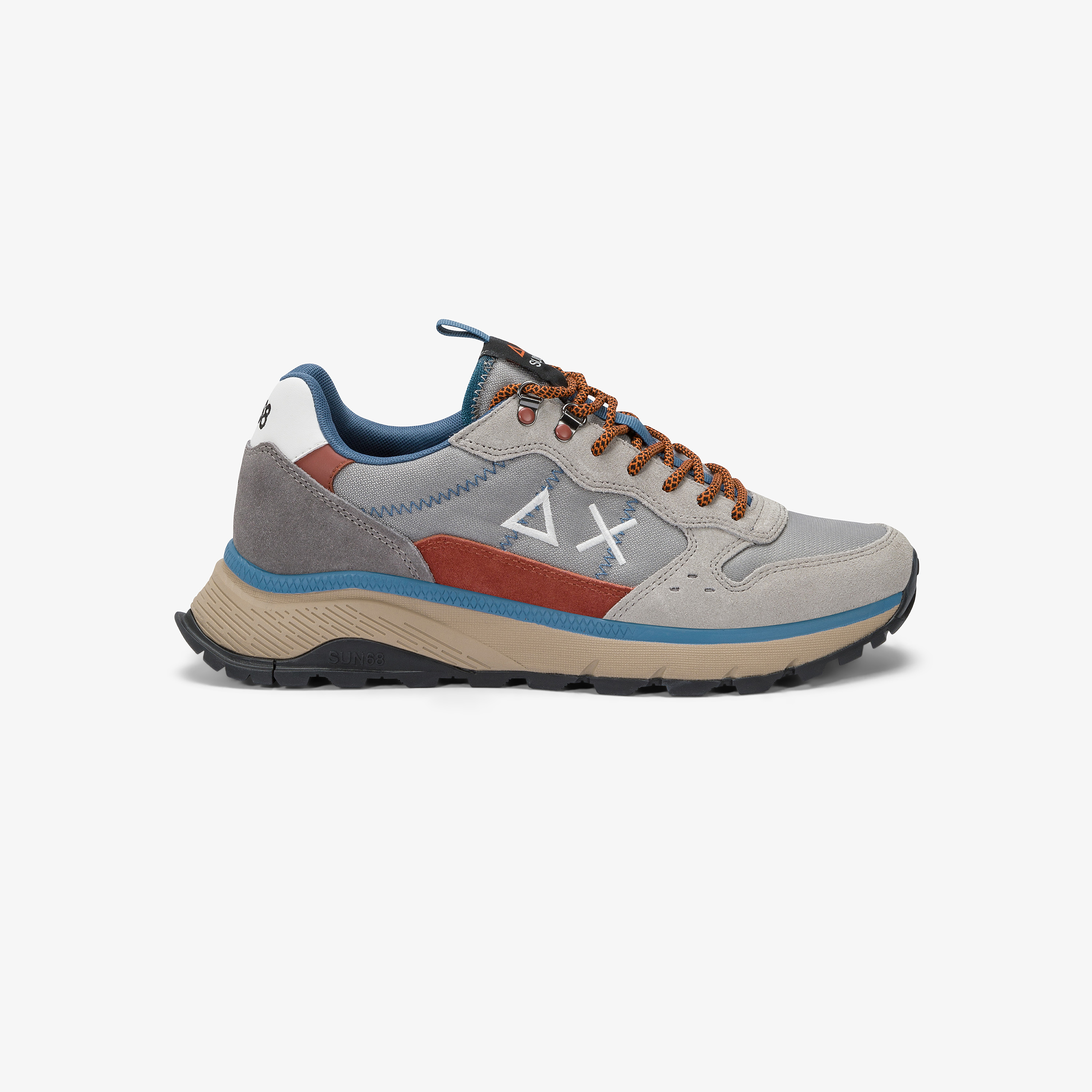 Light grey Fire & Camping cordura and suede sneaker