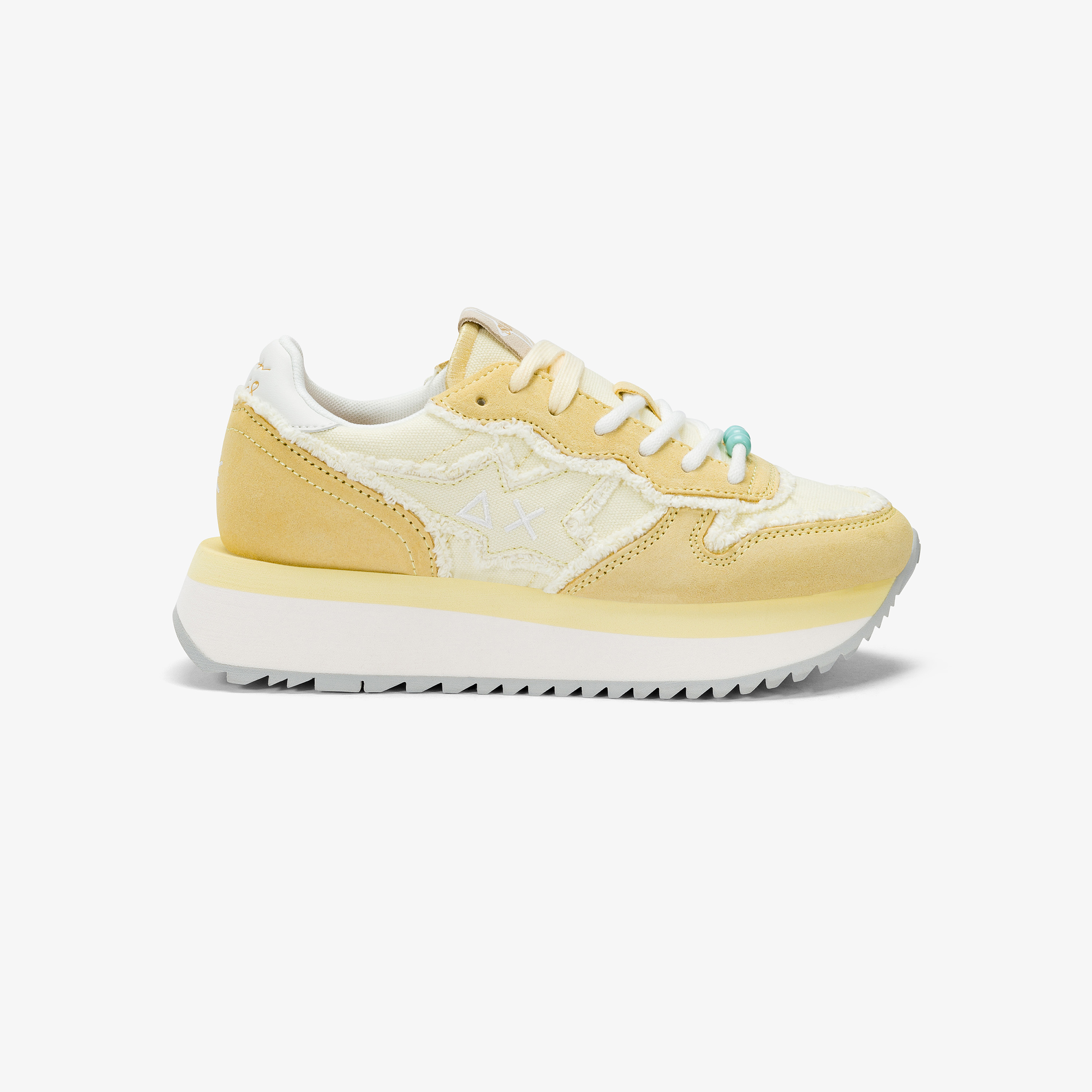 Sneaker Big Stargirl in suede e canvas giallo limone Sneaker Big Stargirl in suede e canvas giallo limone