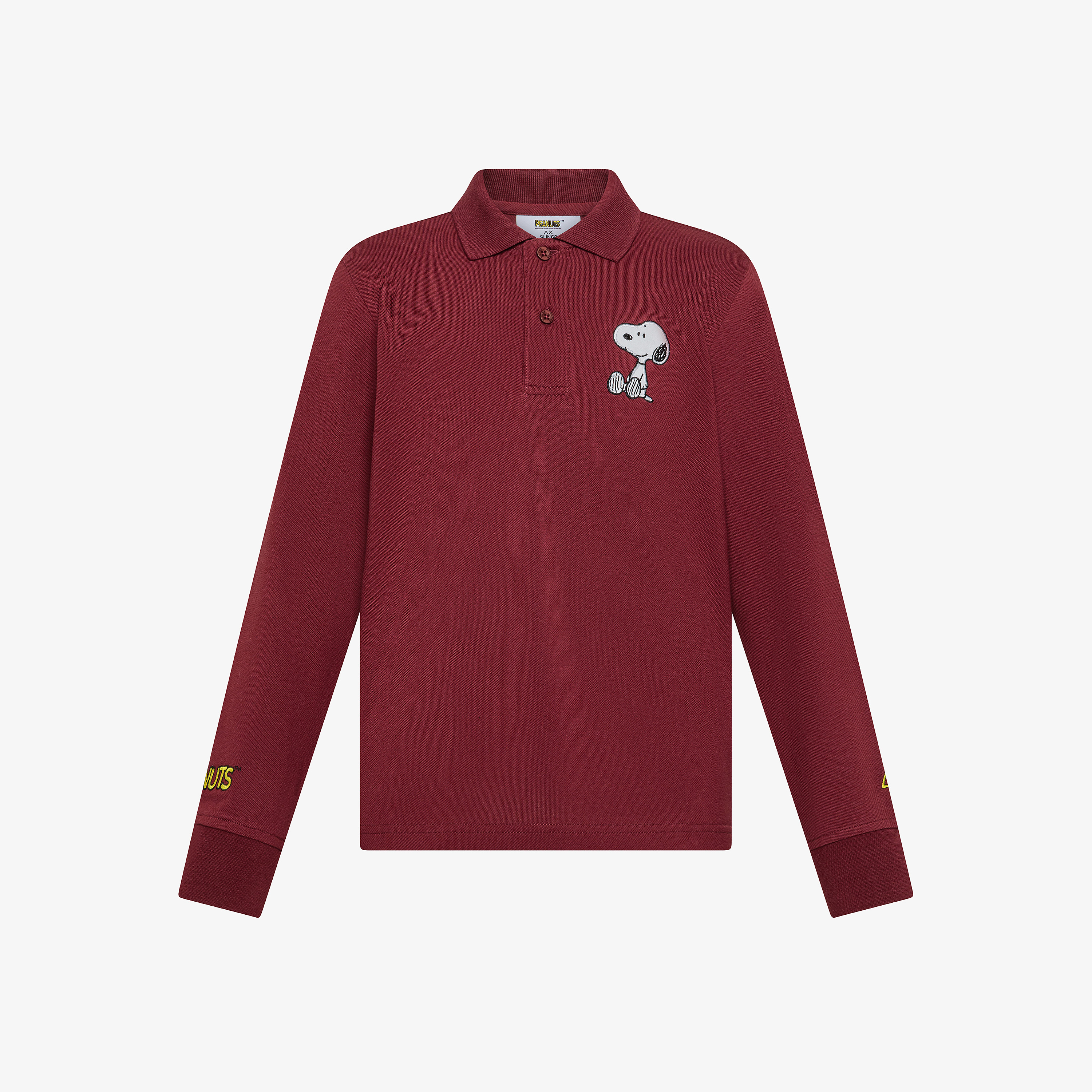 Bordeaux Peanuts cotton piqué polo shirt