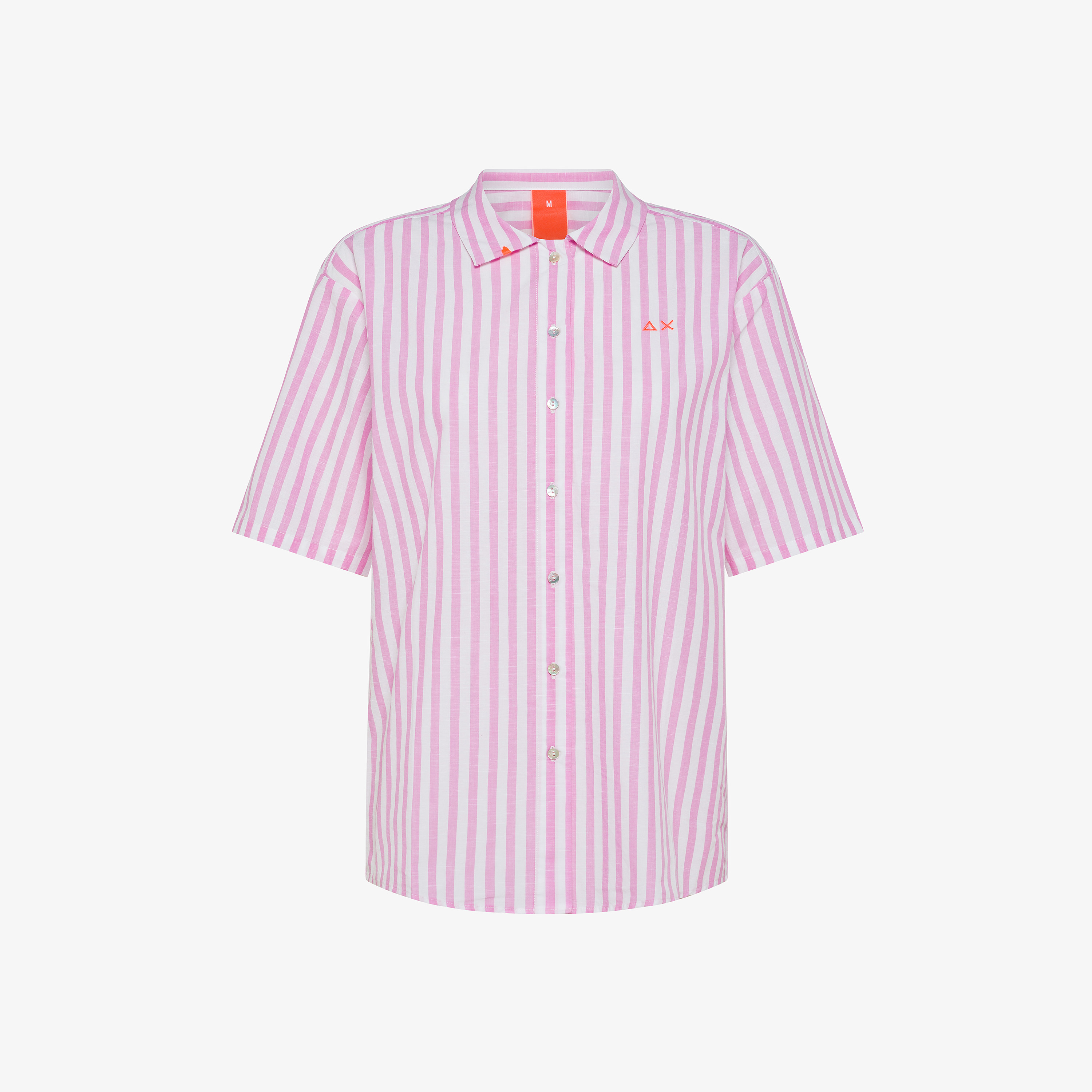 Bowling Shirt Linen Small Stripes S/s - Woman | Shirts SUN68