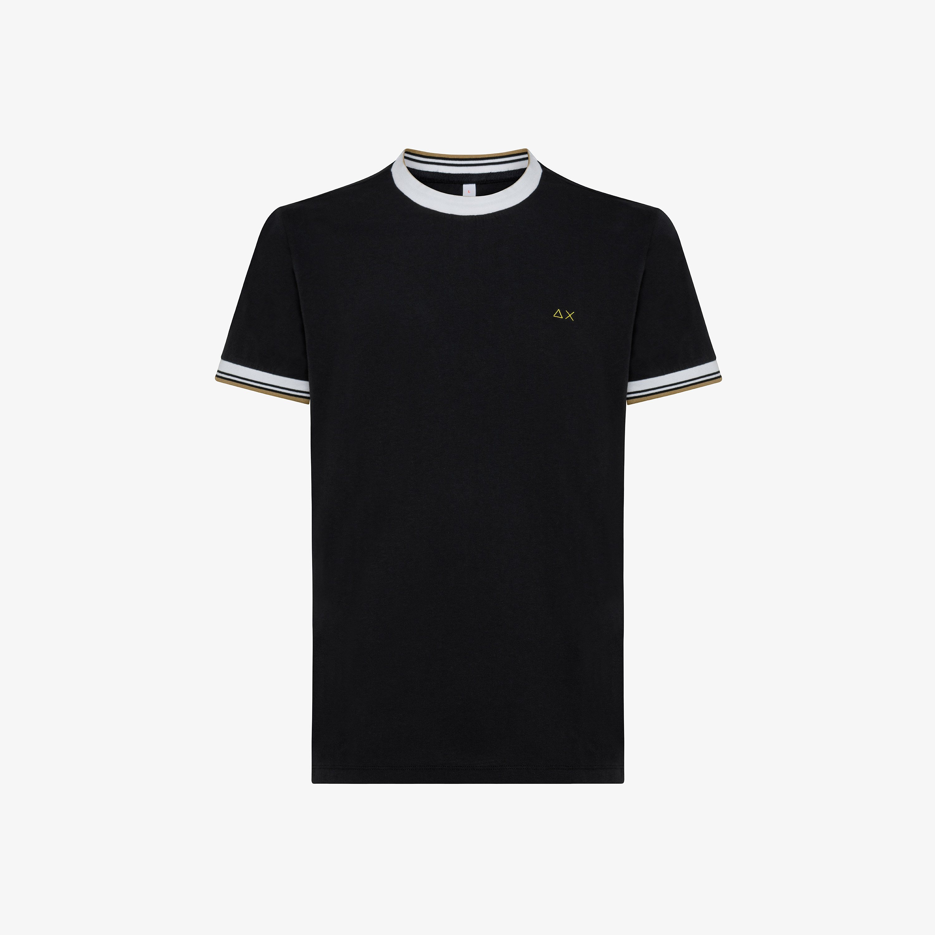 T-shirt Contrast Rib Cuffs And Collar - Man | T-shirts SUN68