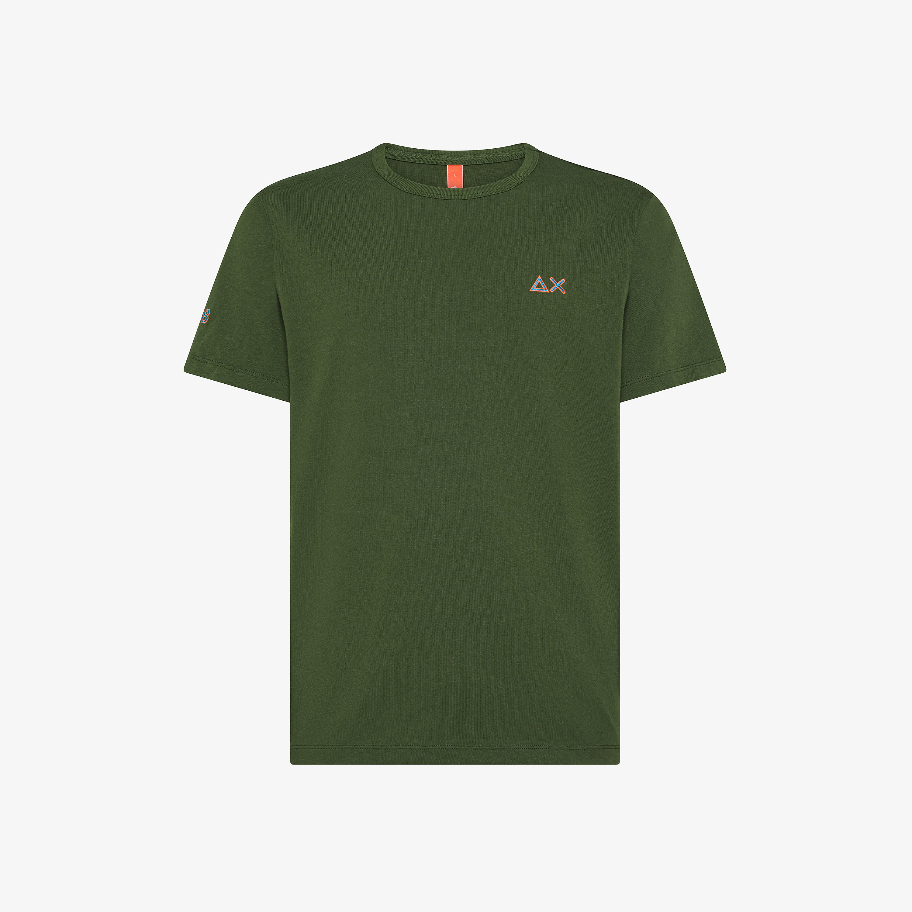 Tシャツ・カットソー SUN 68 Men T Shirts A35112 37 Green T35140_37.jpg