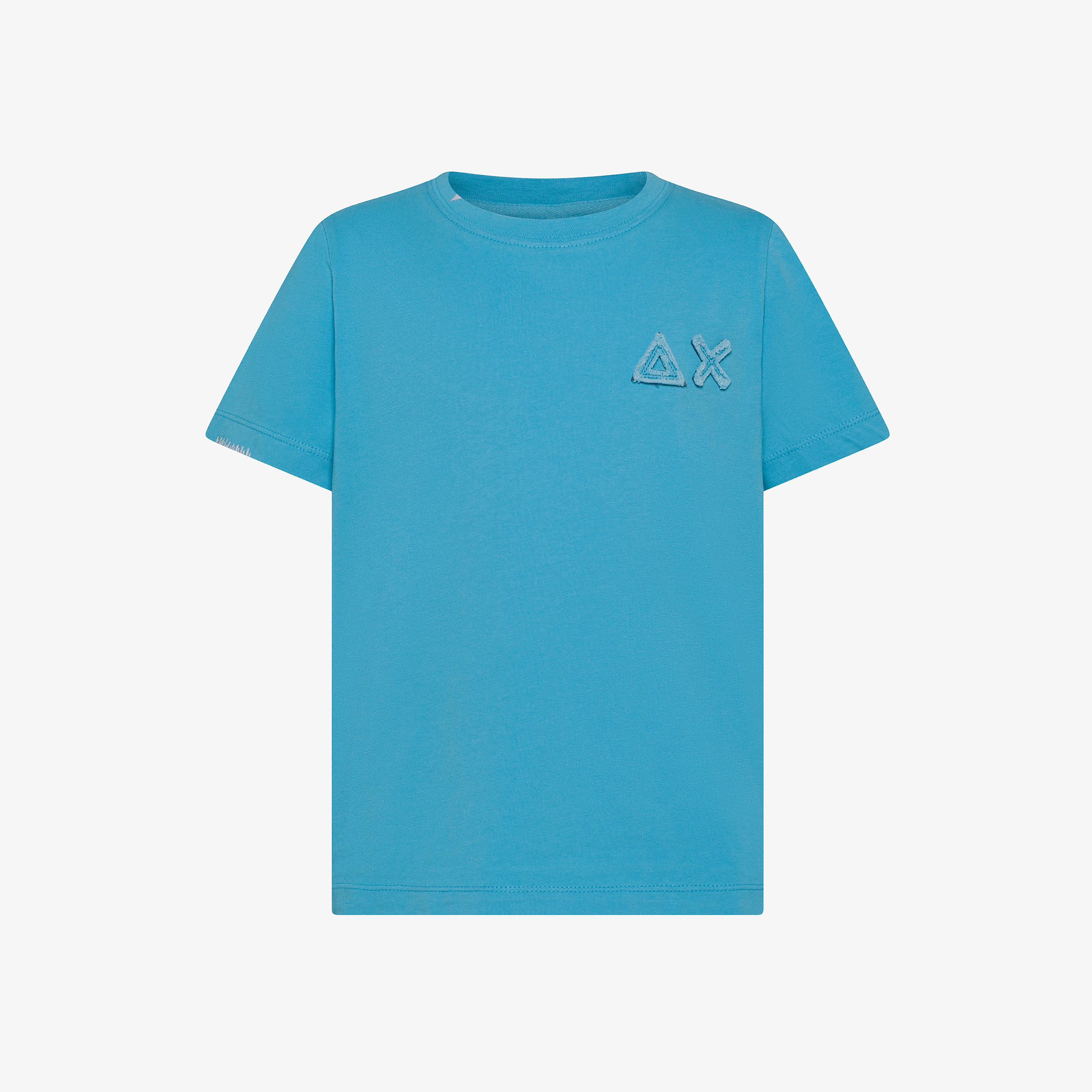 Tシャツ・カットソー SUN68 Men T-shirt Teal T35123 73 T35315_13.jpg
