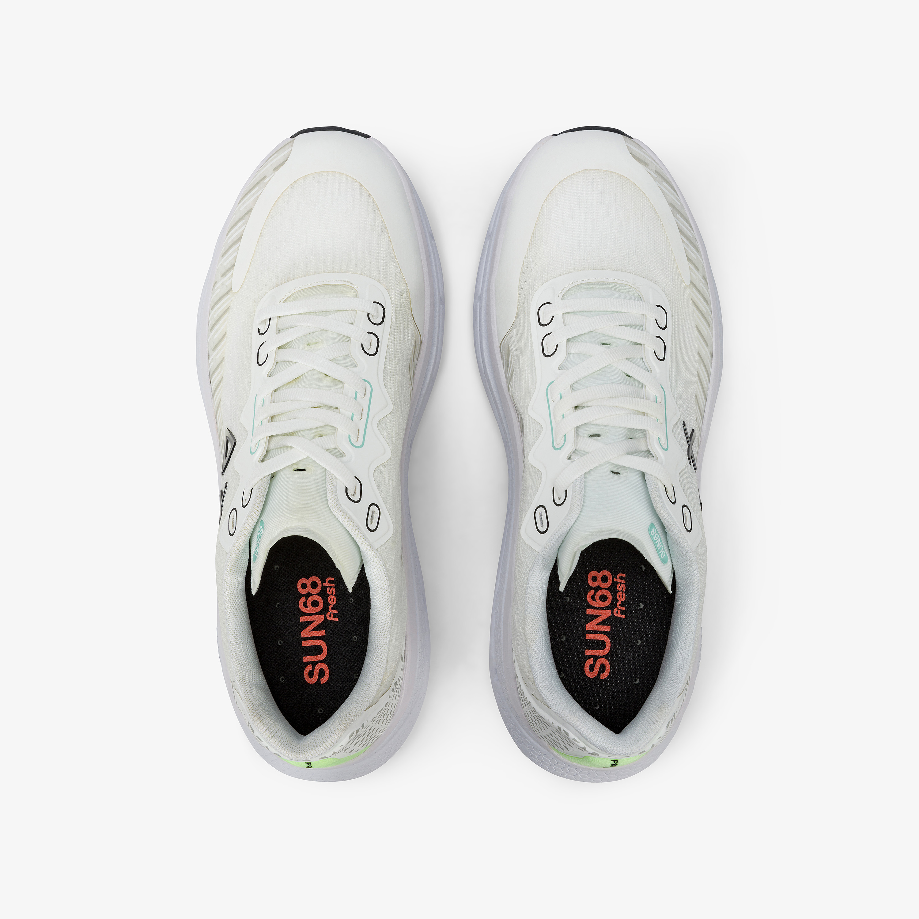 Sneaker Jupiter Air In Mesh Bianca - Uomo | Jupiter SUN68