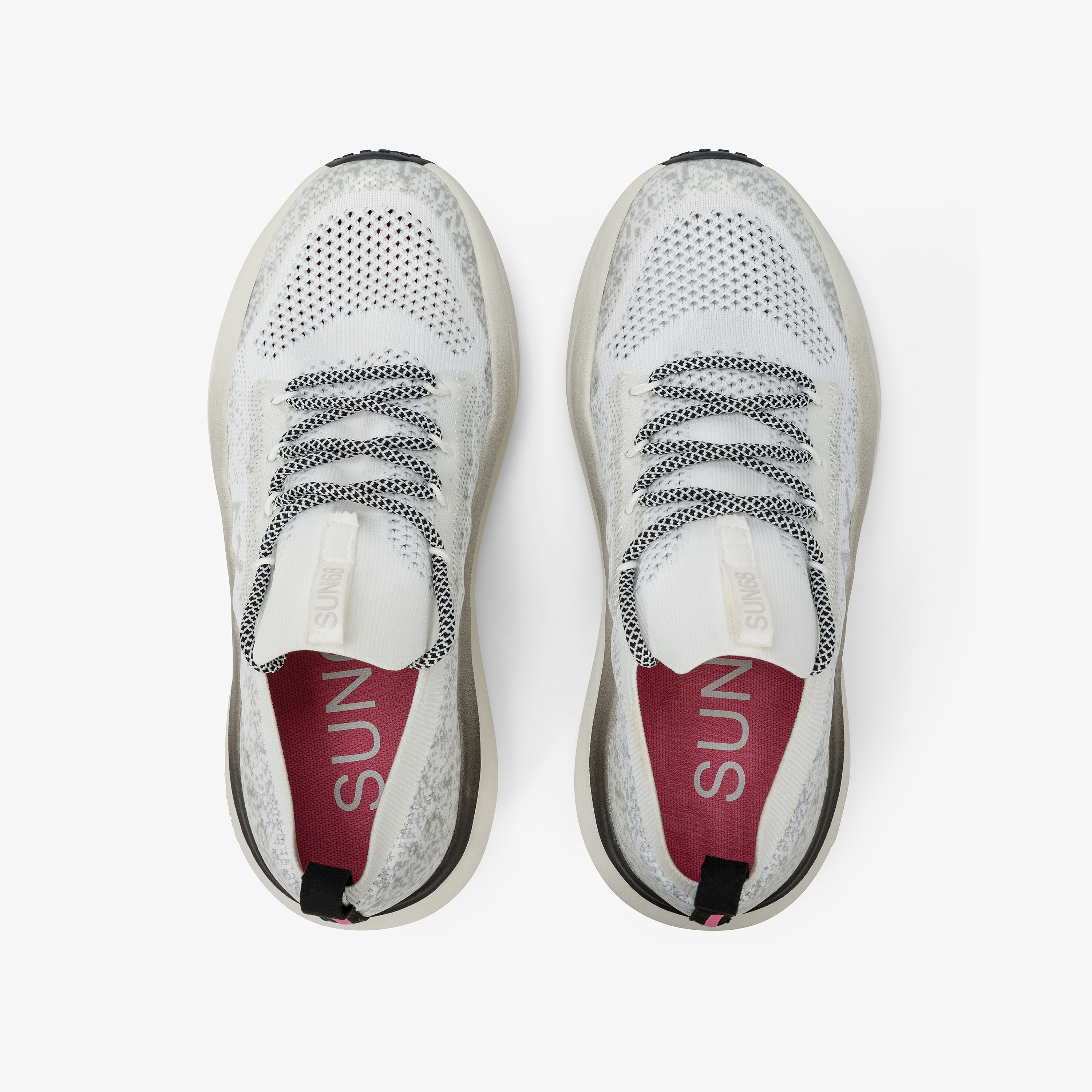スニーカー SUN 68 Women Sneakers BZ35202 01 White Venus Knit White Sneaker - Woman | Venus SUN68