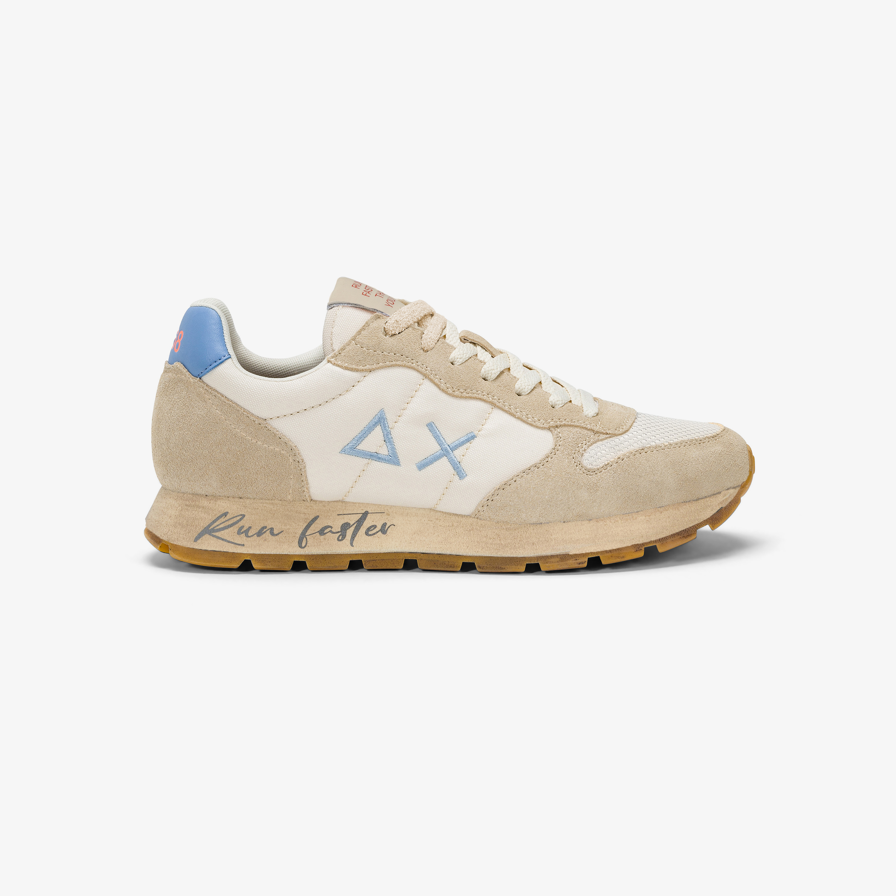 Tom Vintage Nylon And Suede Sneaker - Shoes | Tom SUN68