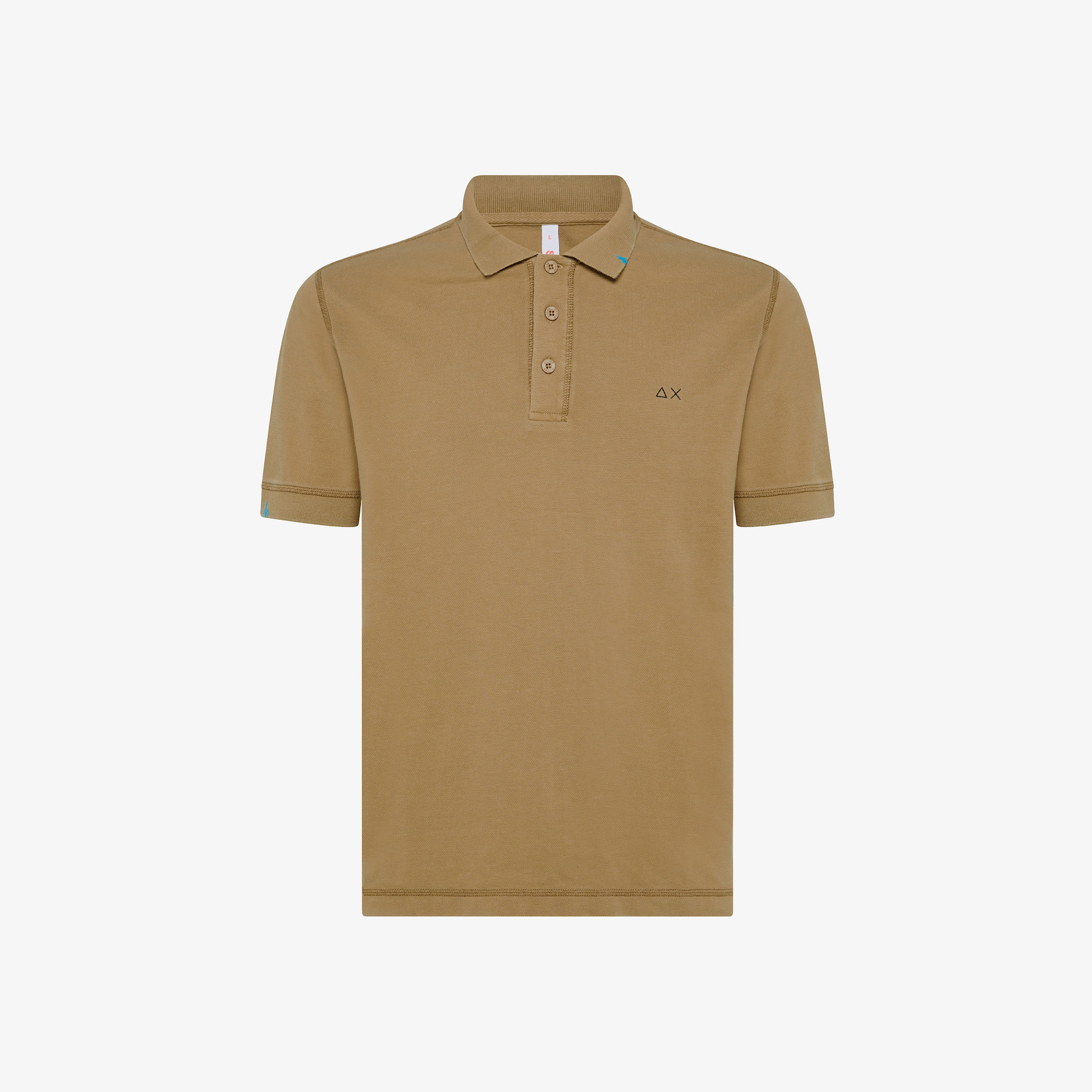 POLO 2 BUTTONS STITCHING CAMEL