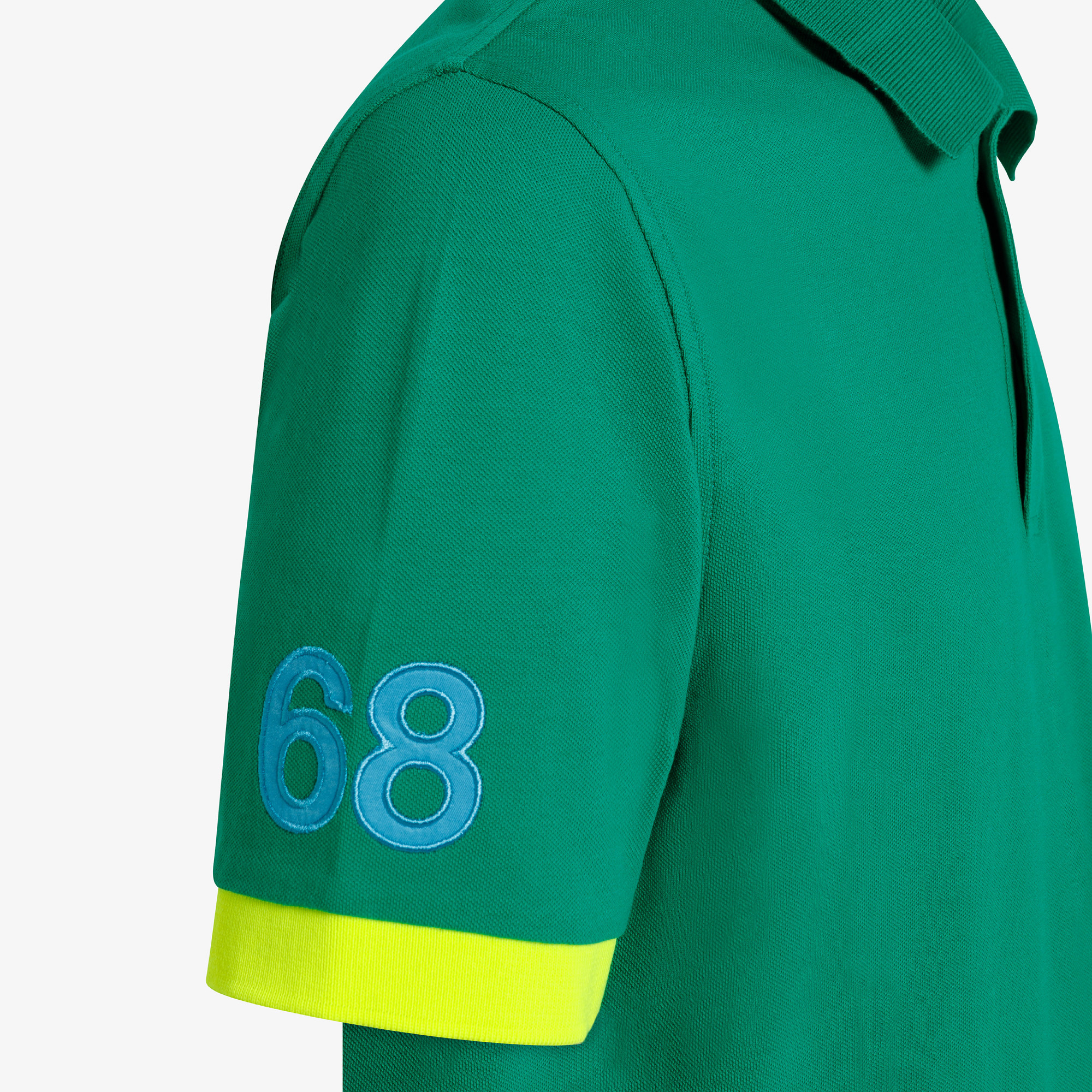 POLO LOGO FLUO EL. GARDEN GREEN