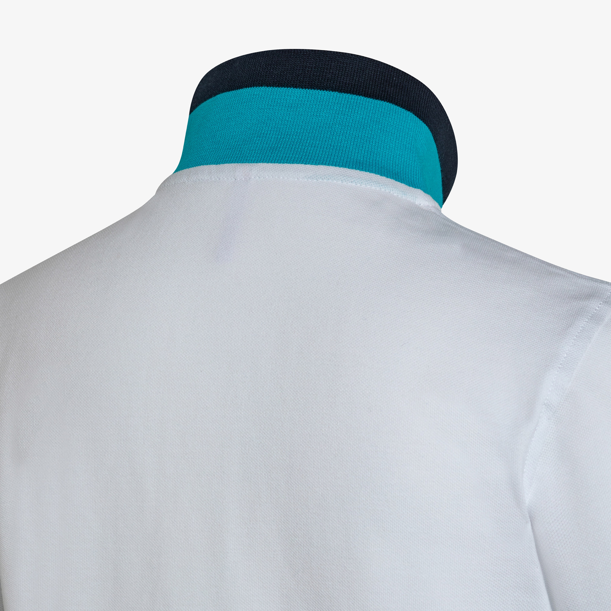 BOY'S POLO PRINT POCKET EL. BIANCO