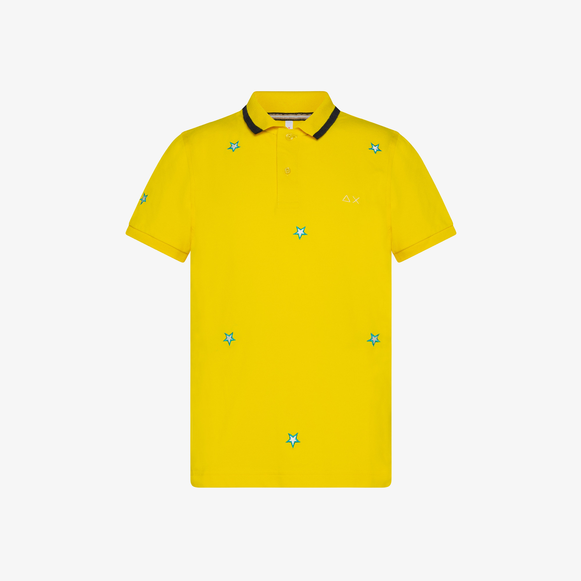 BOY'S POLO FULL EMBRODERY EL. YELLOW