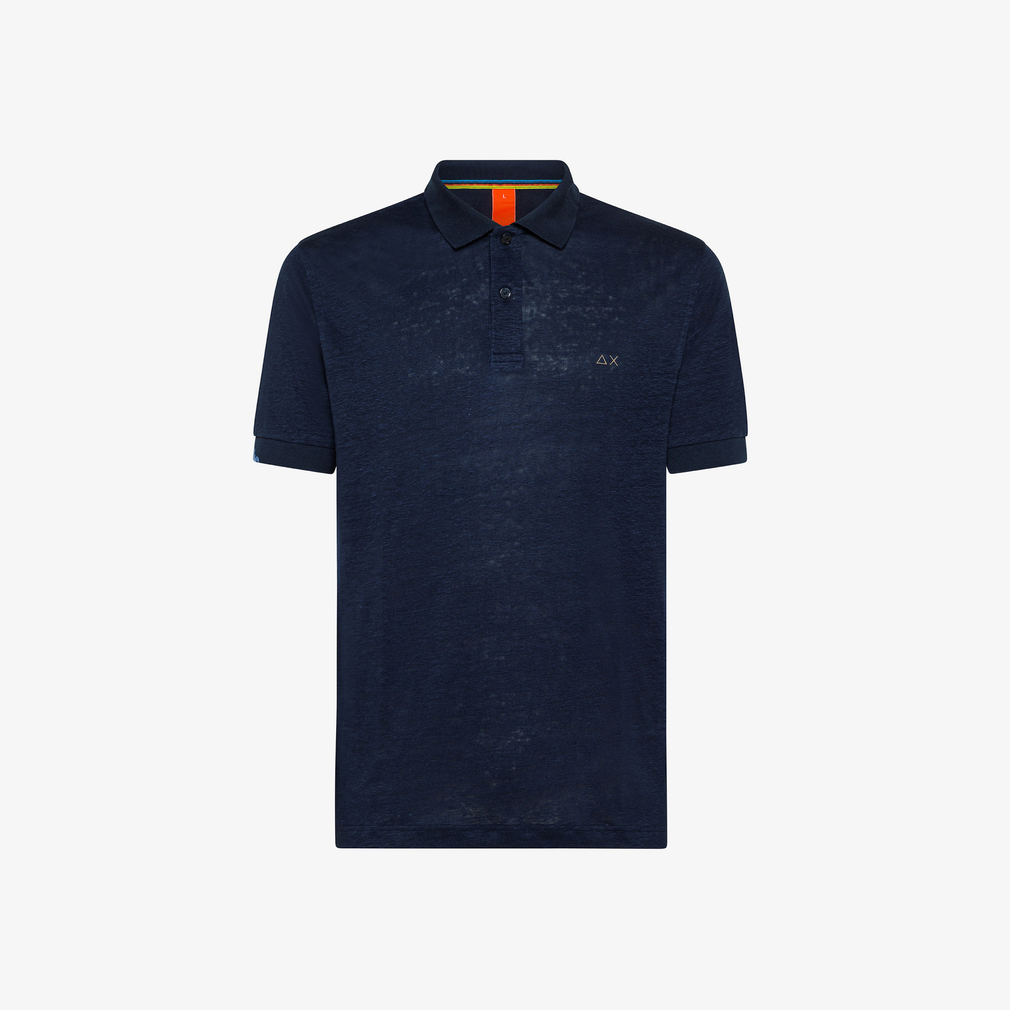 POLO LINEN SOLID NAVY BLUE