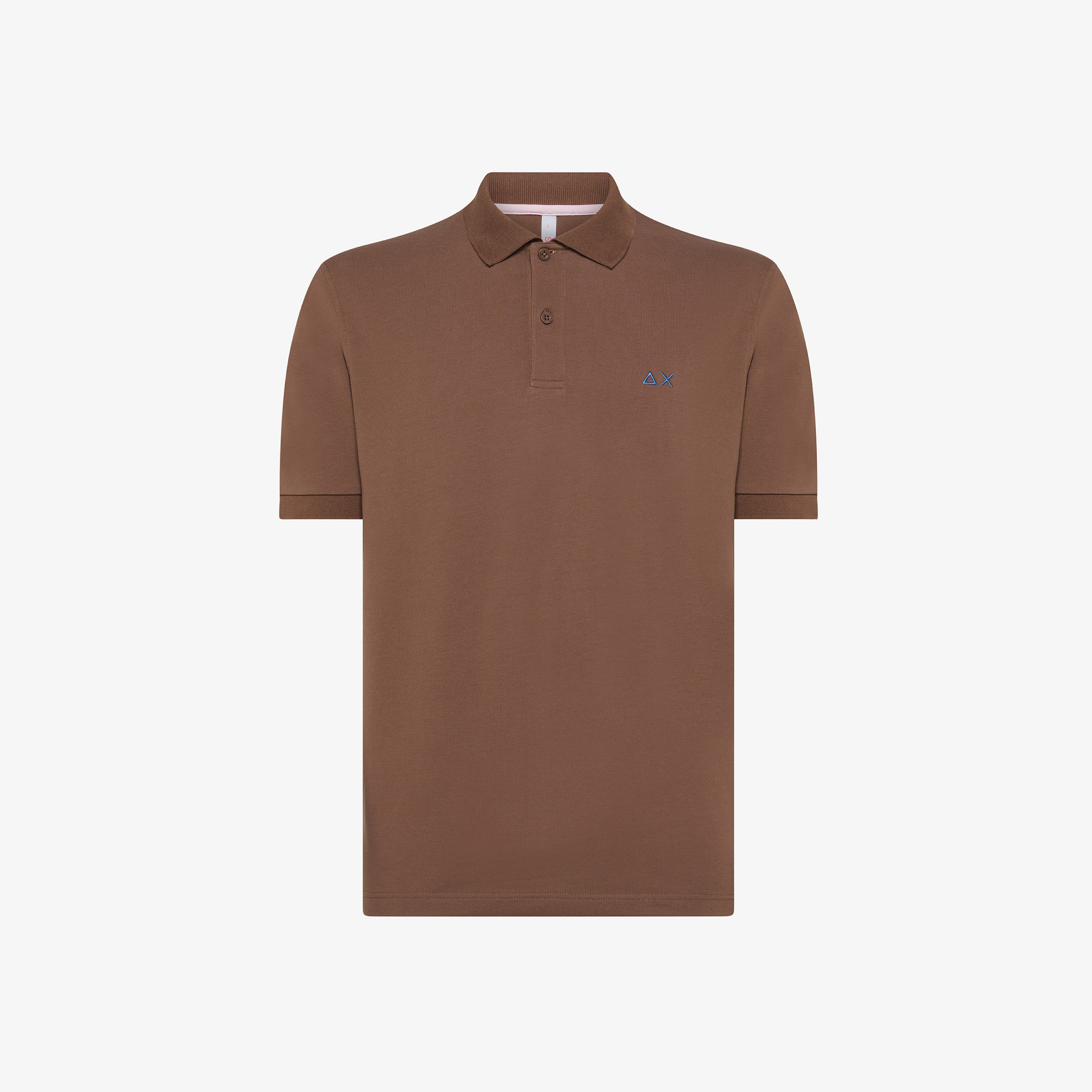 POLO SOLID REGULAR S/S BROWN