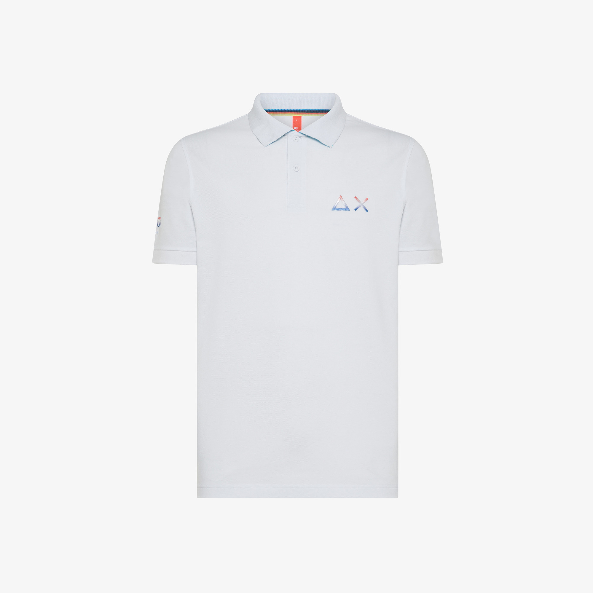 POLO FANCY ON CHEST BEACH S/S WHITE