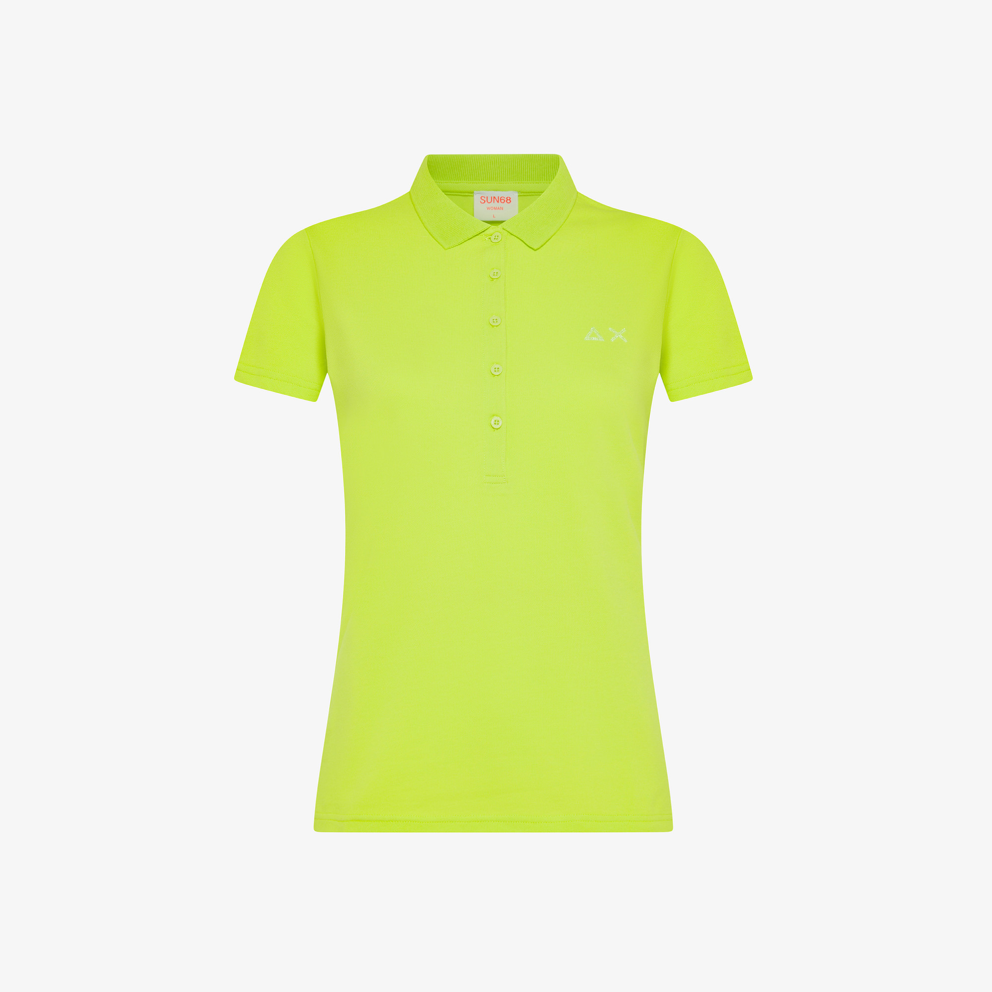 POLO SLIM FIT S/S EL. LIME