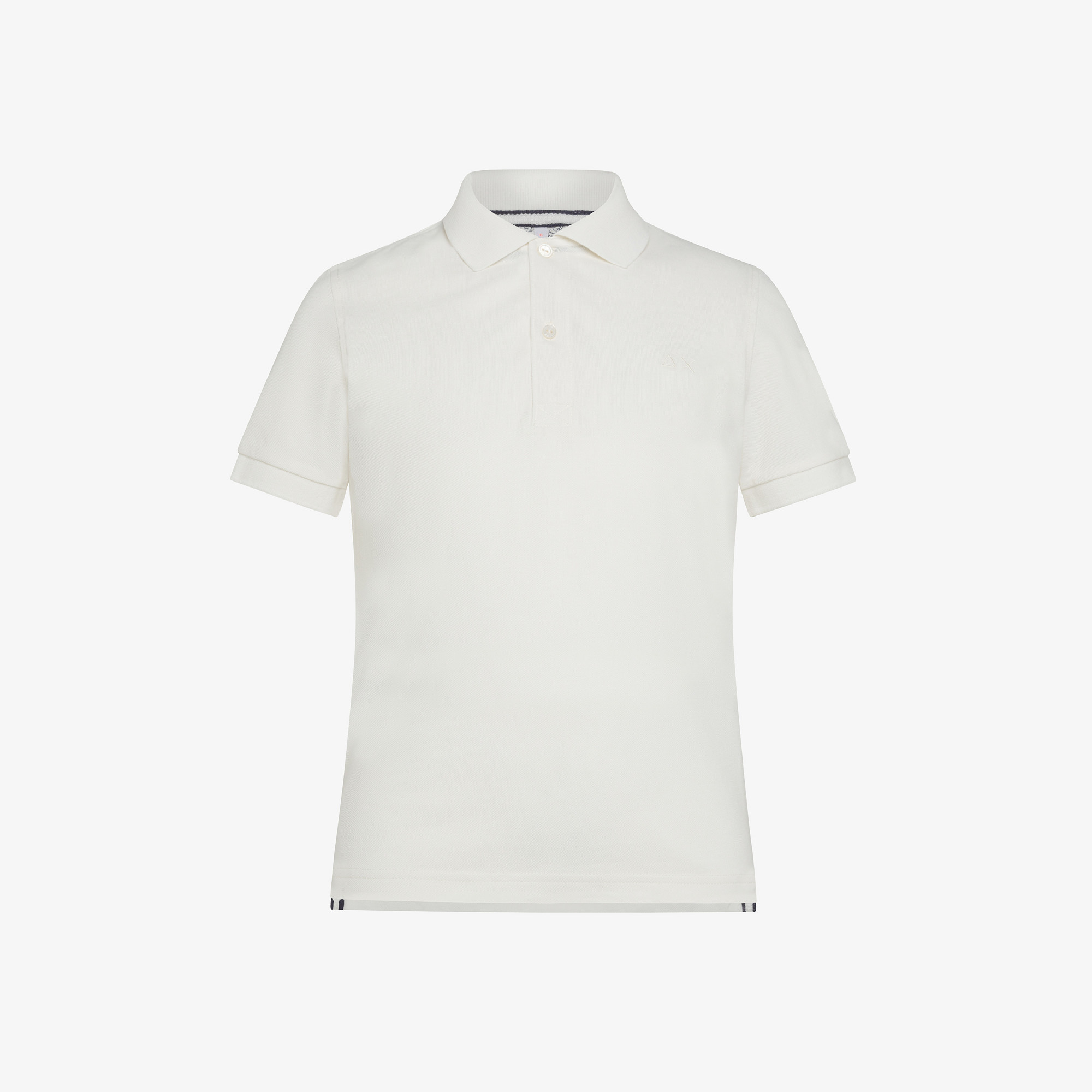 BOY'S POLO COLD DYED S/S BIANCO PANNA