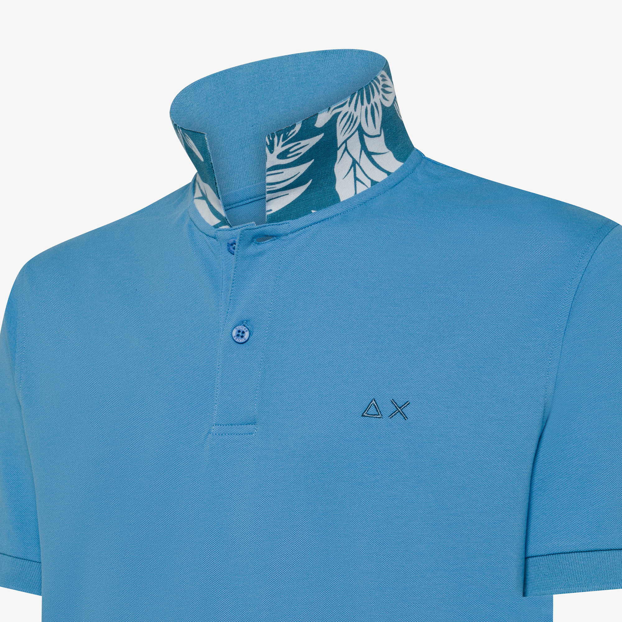 POLO PRINT UNDER COLLAR S/S AVIO
