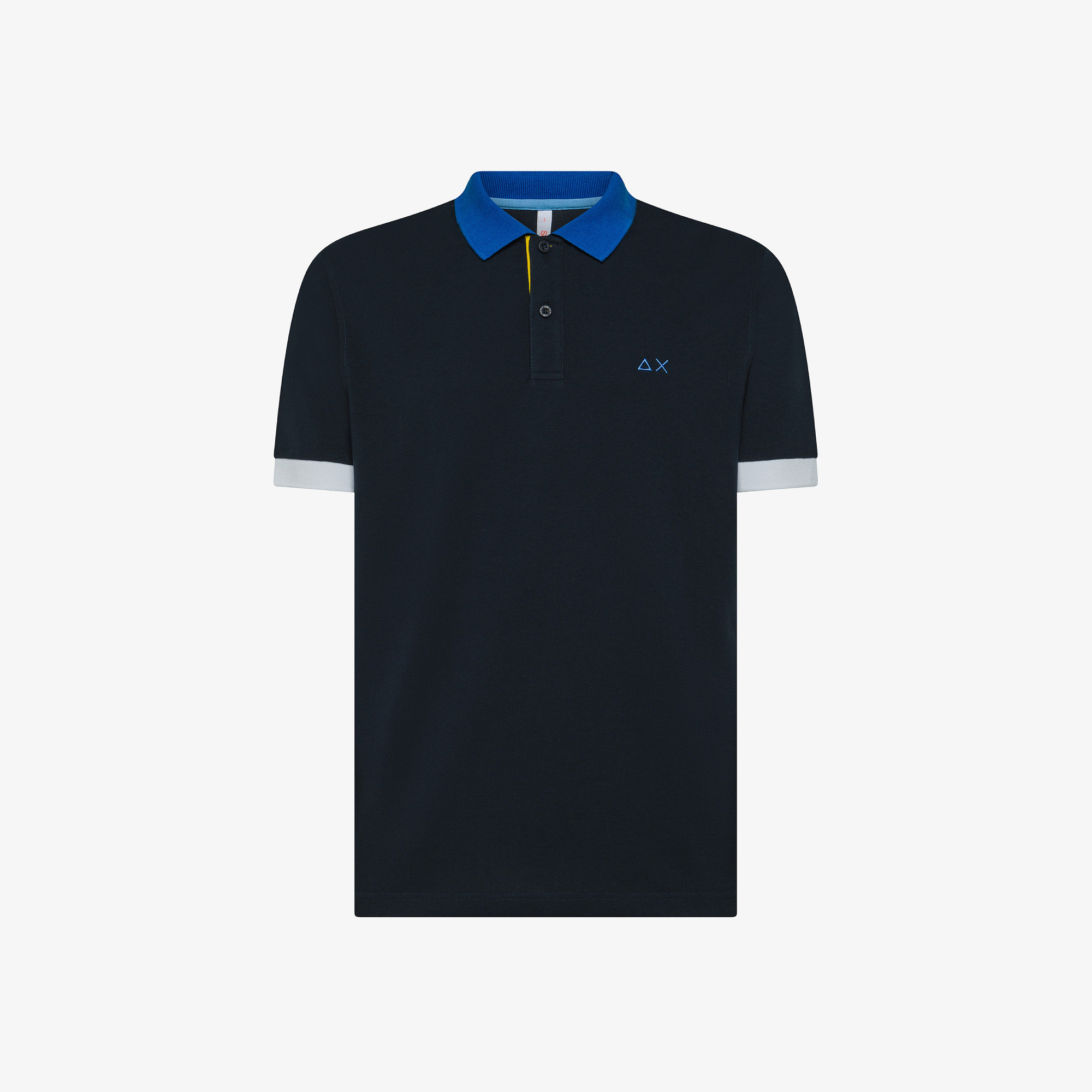 POLO 3 COLOR WAY S/S NAVY BLUE