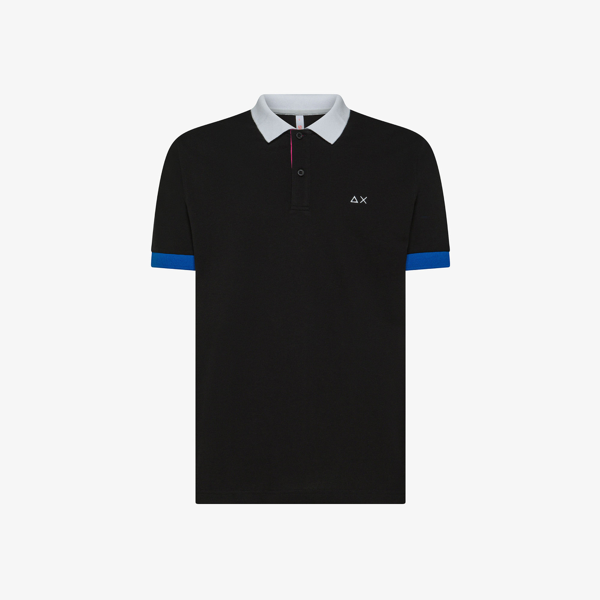 POLO 3 COLOR WAY S/S NERO