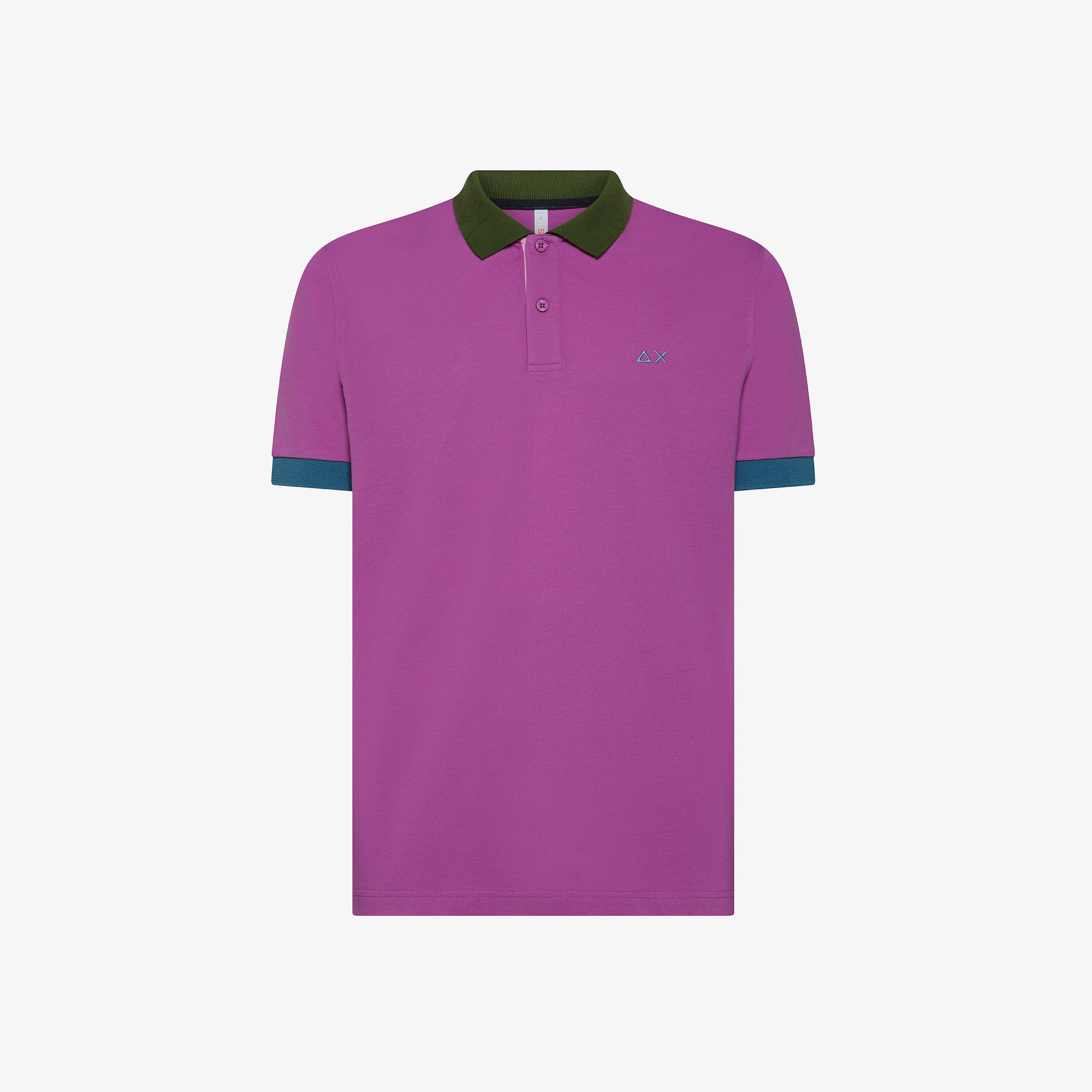 POLO 3 COLOR WAY S/S CICLAMINO